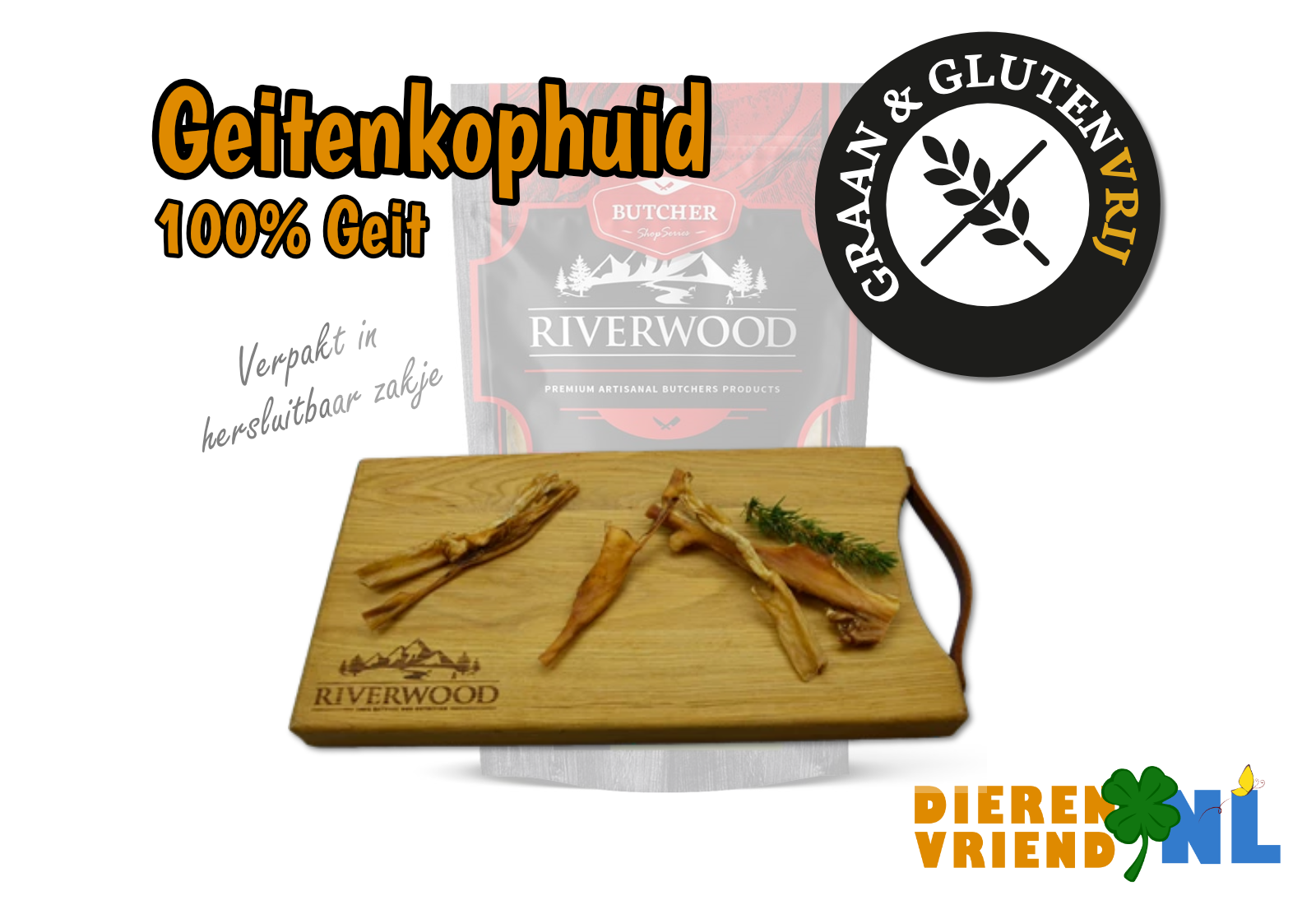 150 gram Geitenkophuid Snack