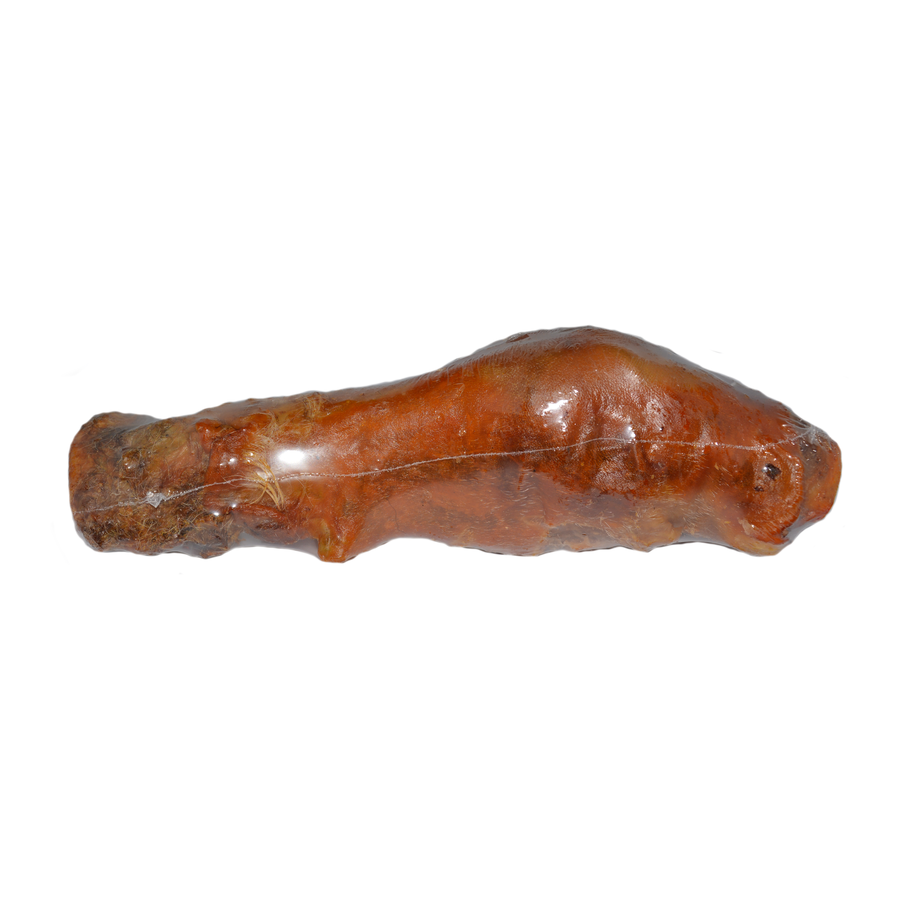 Vleesbot met huid verpakt in krimpfolie ca. 450 gram