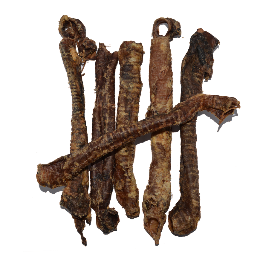 Zak gedroogde Lamsluchtpijp 250gr