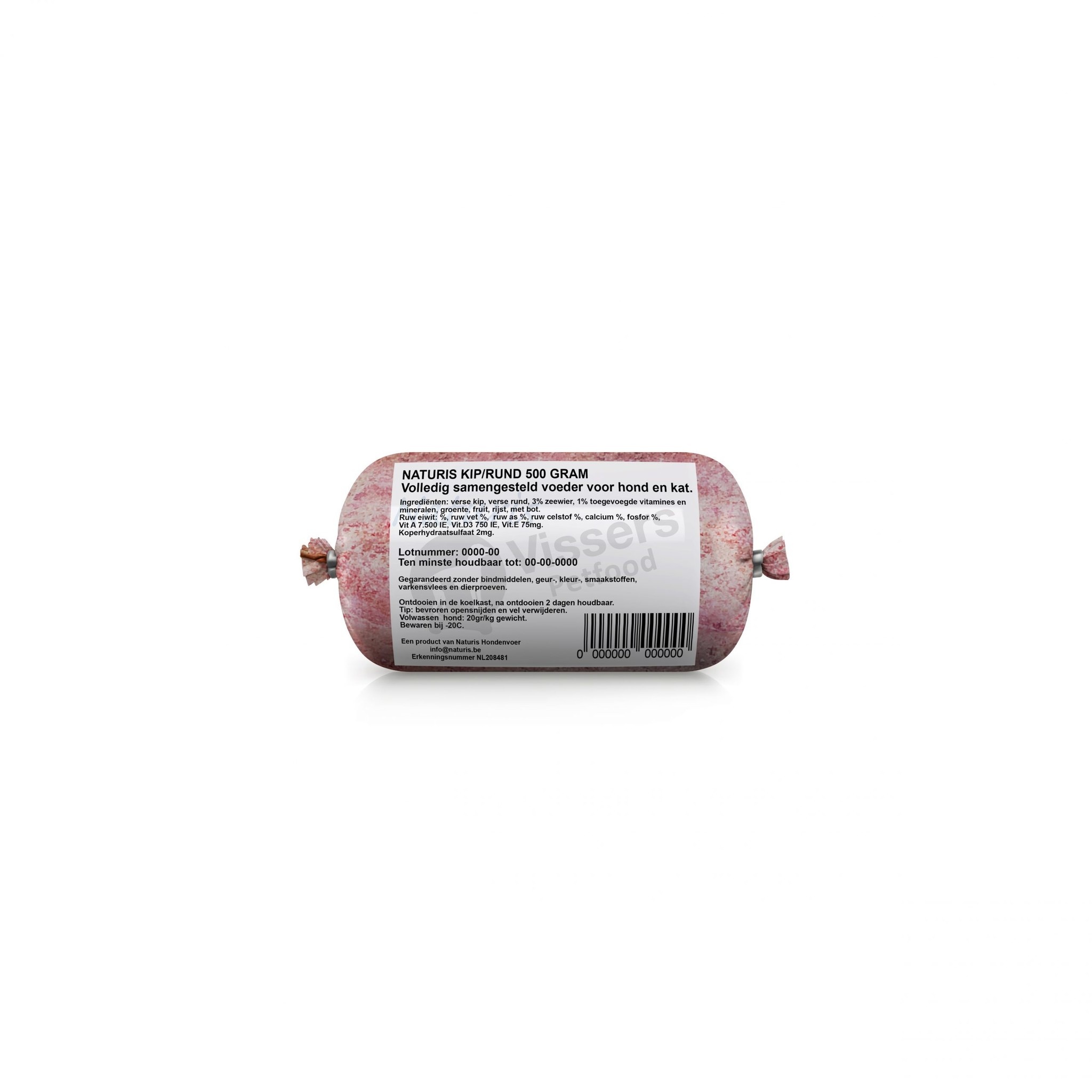 Kip & Rund Vers ingevroren vleesrol 500 gram