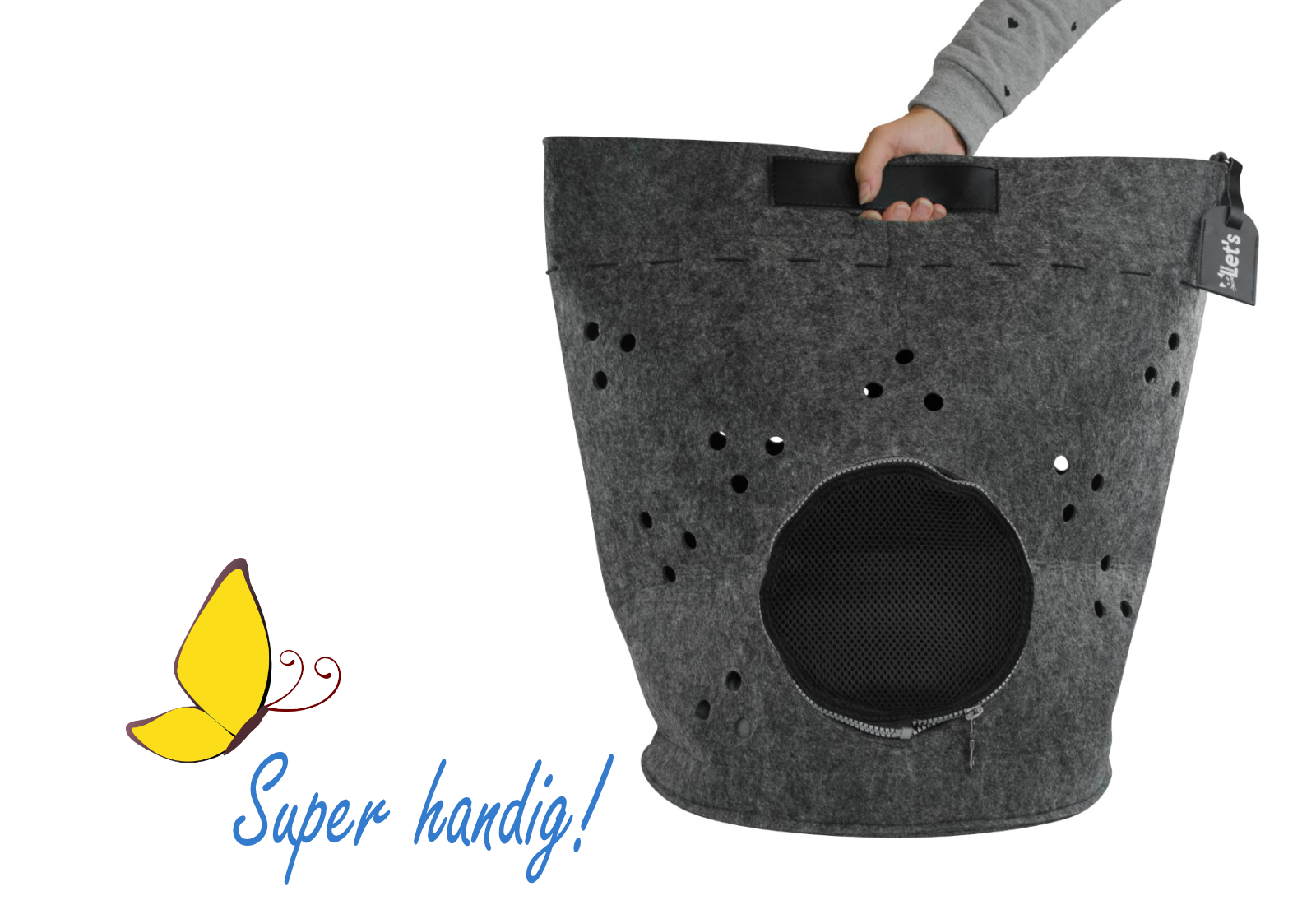 Let's Sleep Knus op reis tas voor de kat