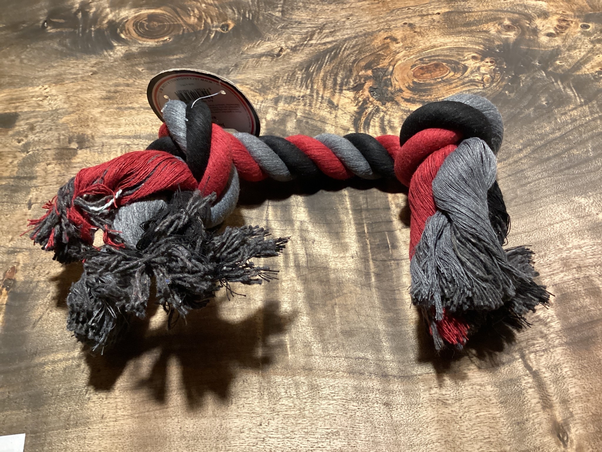 Trektouw Zwar/Grijs/Rood 36cm