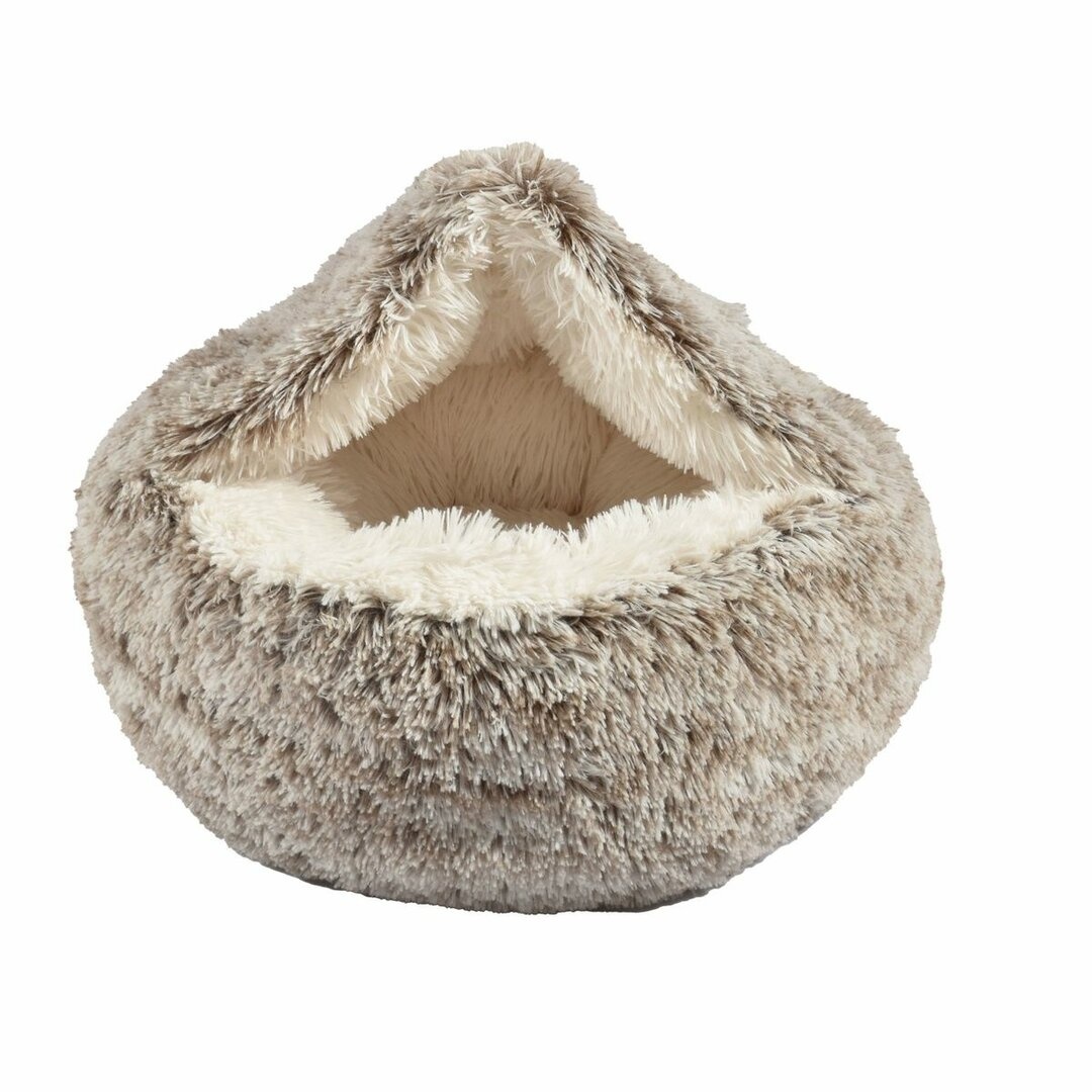 Ovaal tentje pluche beige