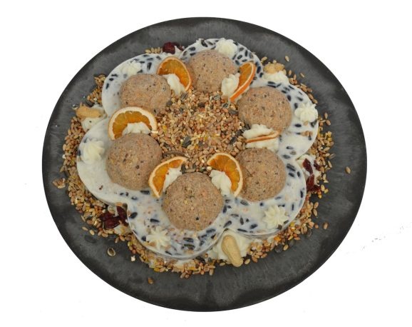 Vogeltaart + mezenbollen