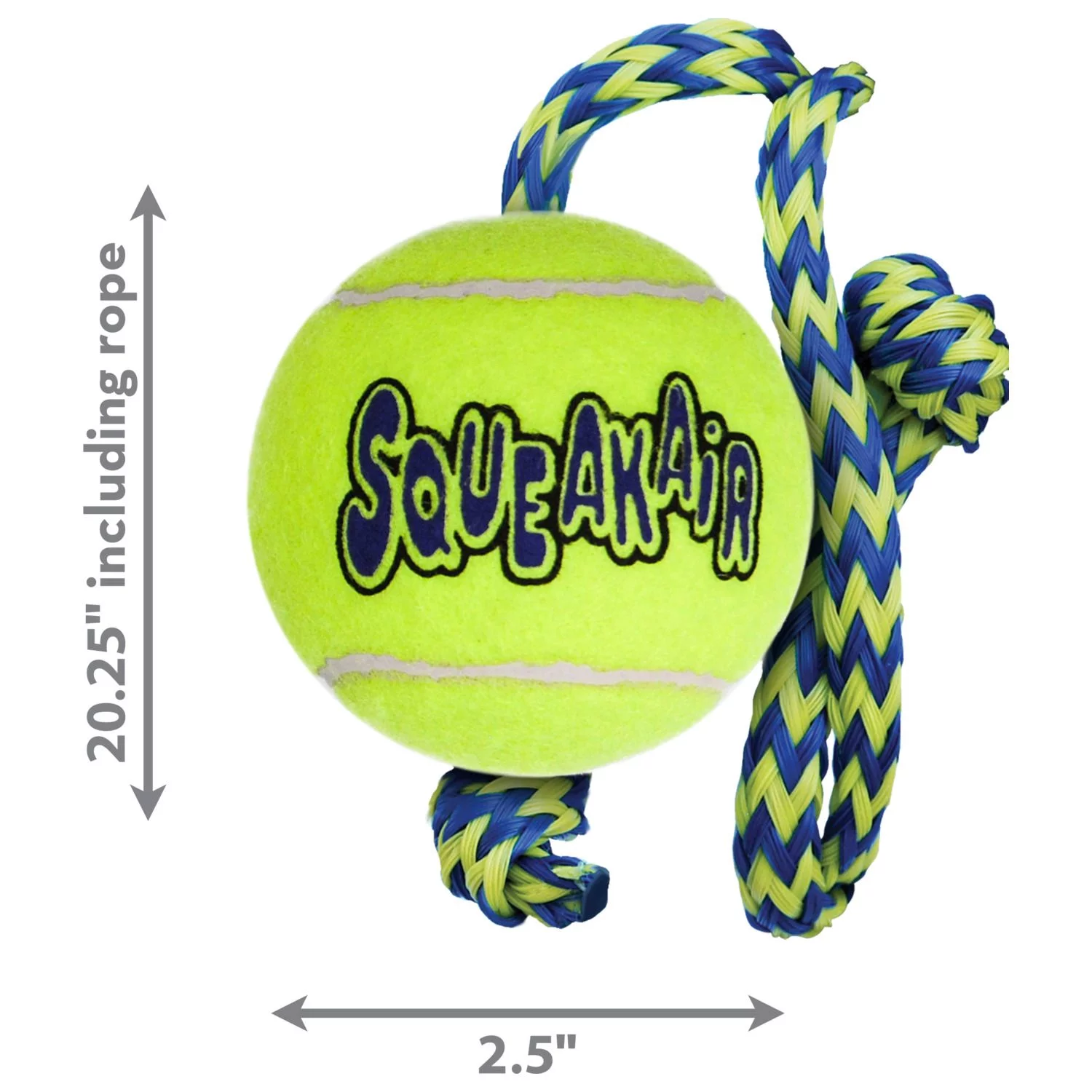 Kong squeakerair w/rope