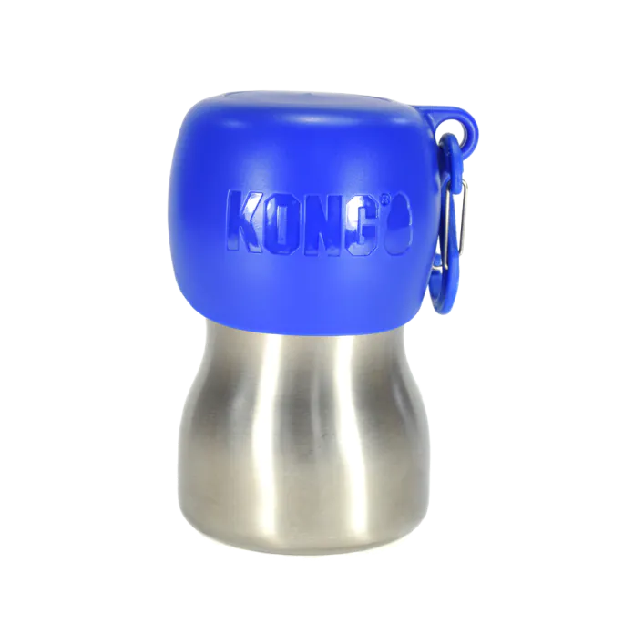 Kong H2O drinkfles rvs blauw 280ml