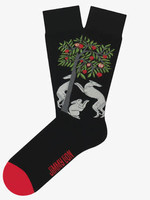 Jimmy Lion JL Socks Normal Pomegranate Tree black