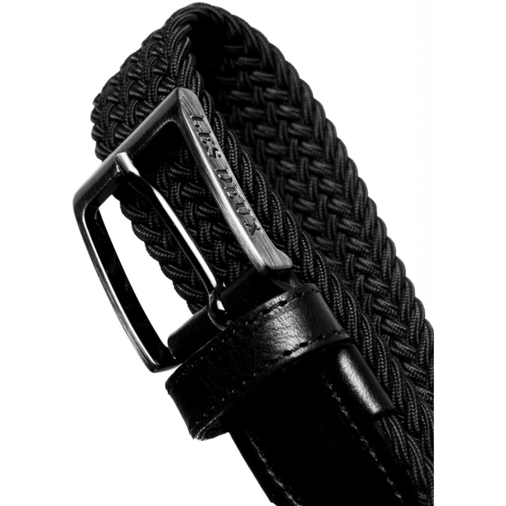 Les Deux Walker webbing belt black