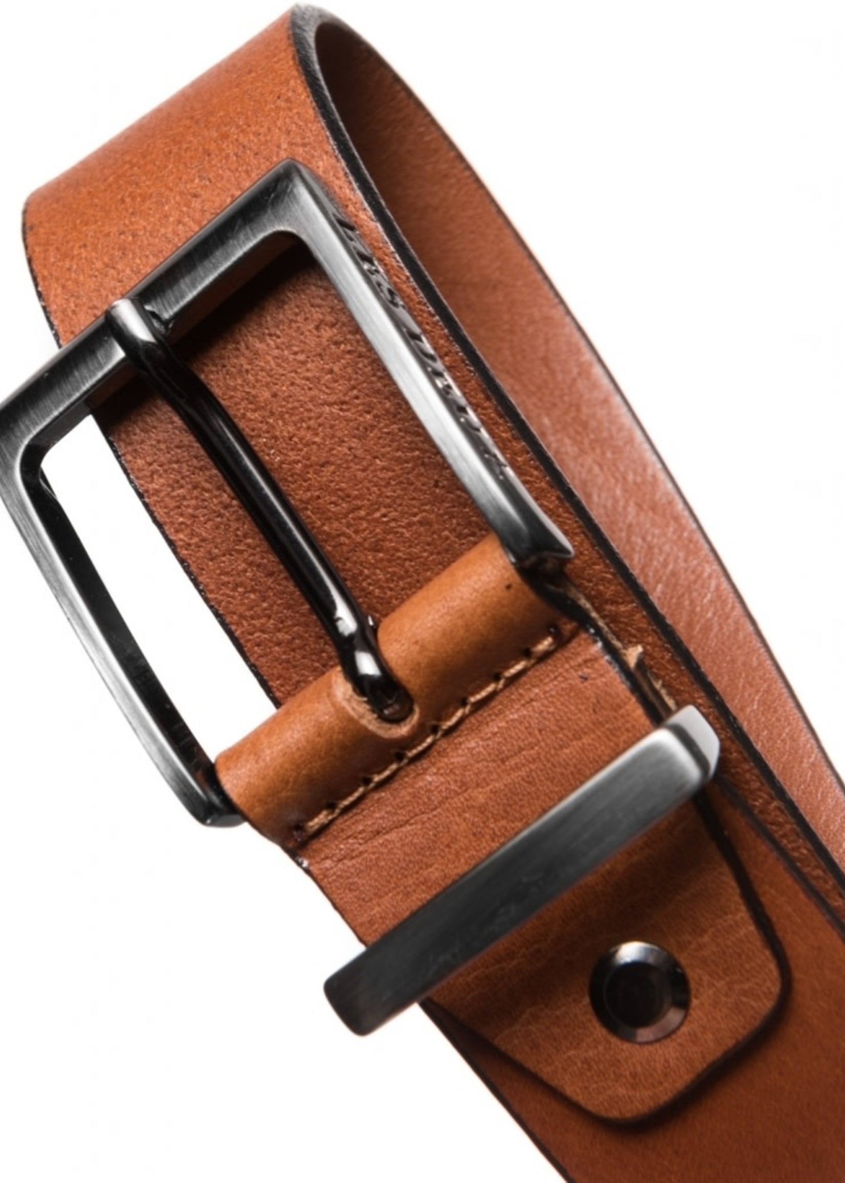 Les Deux Les Deux Walker Leather belt brown