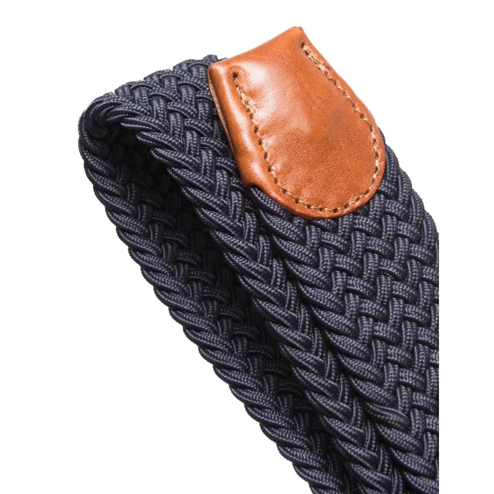 Les Deux Walker webbing belt navy