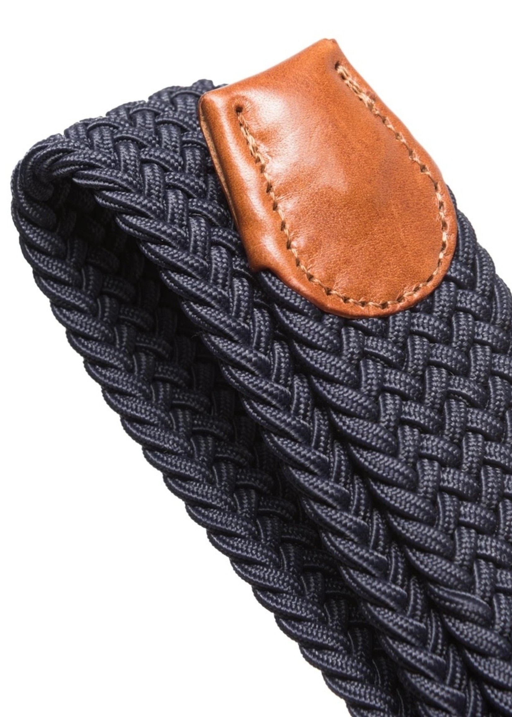 Les Deux Les Deux Walker webbing belt navy