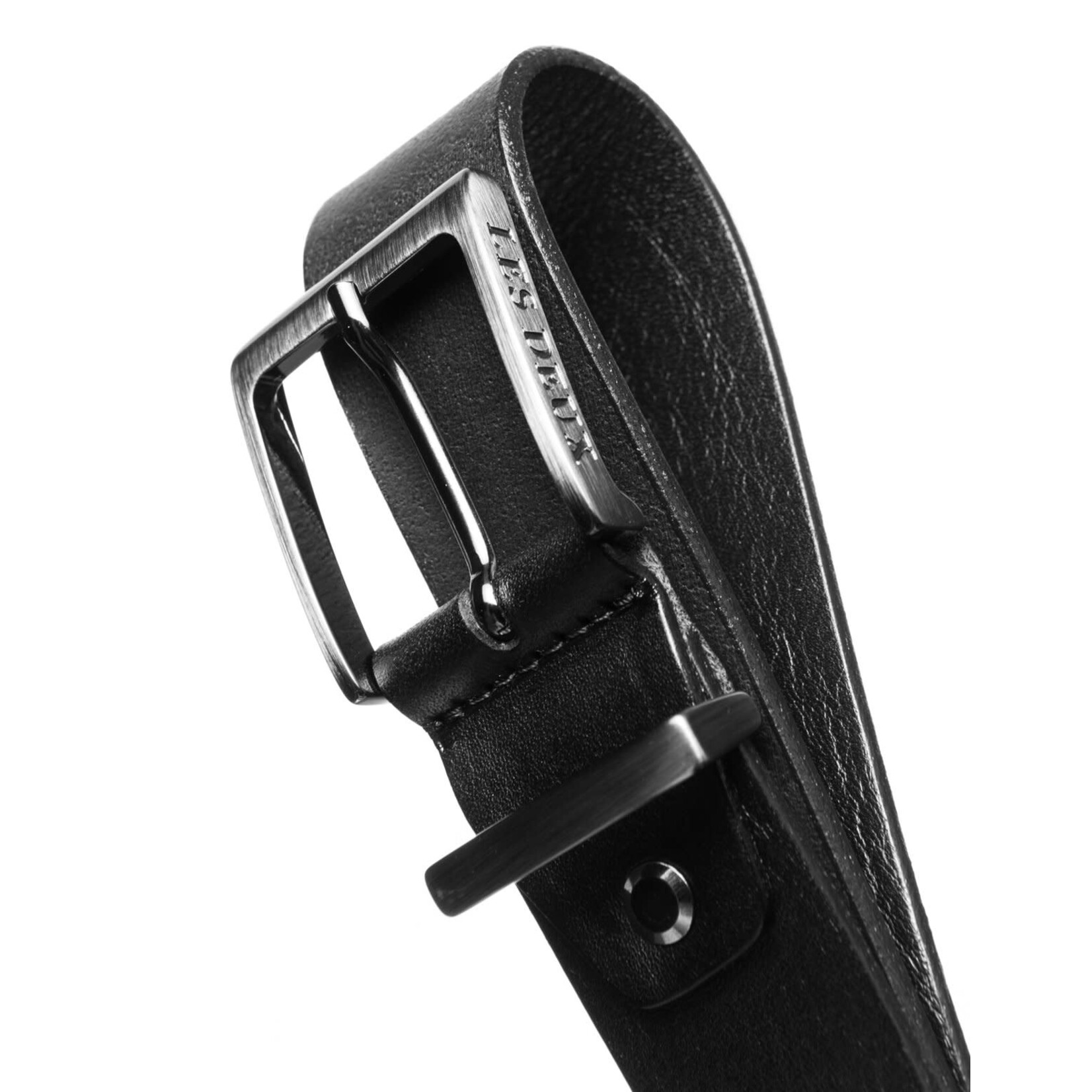 Les Deux Walker Leather belt black