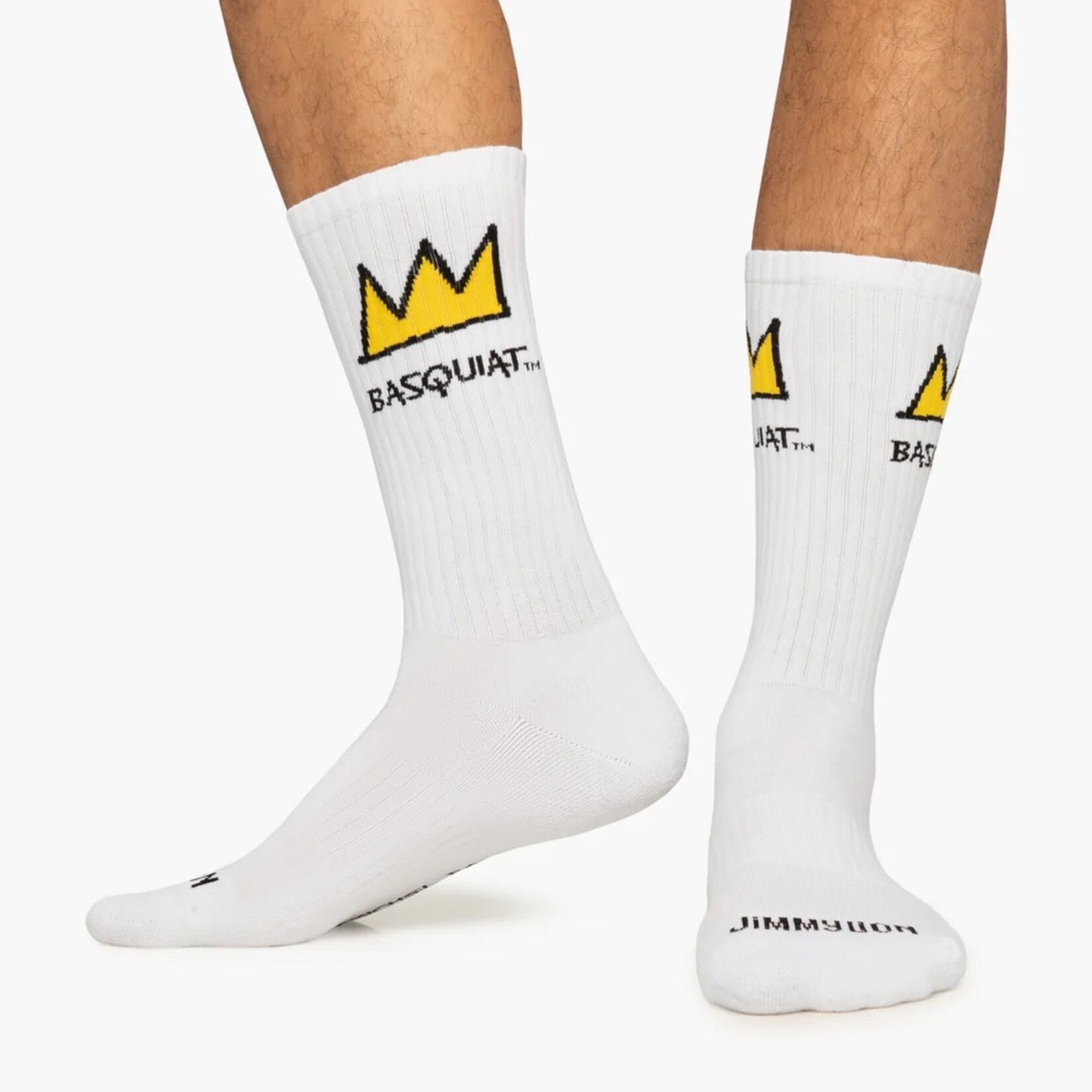 Jimmy Lion JL Athletic Basquiat Crown white