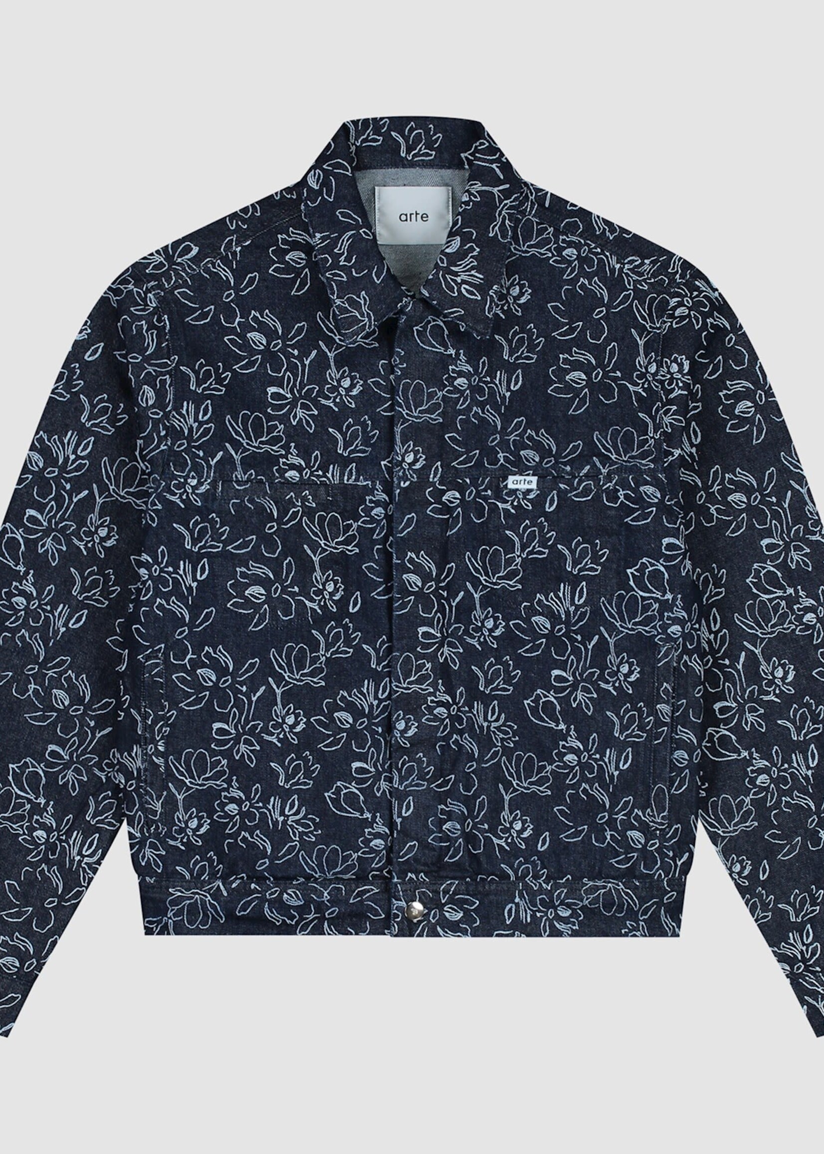 Jones Allover Jacket - Navy/Blue – Arte Antwerp