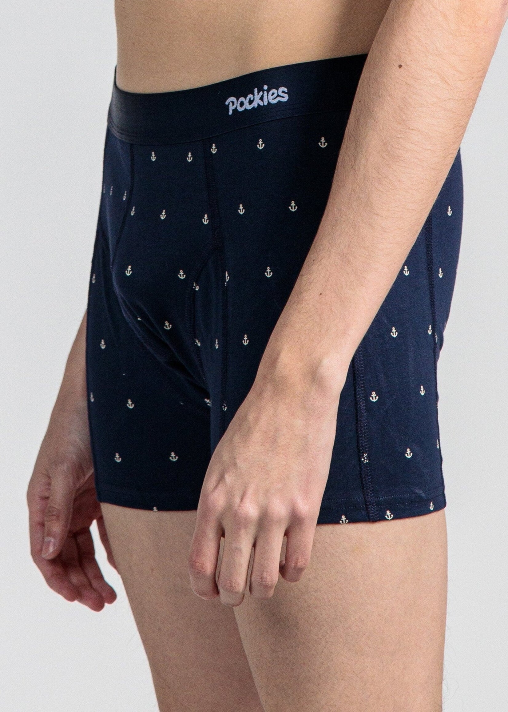 Pockies Underwear Pockies Anchor Boxer Briefs navy