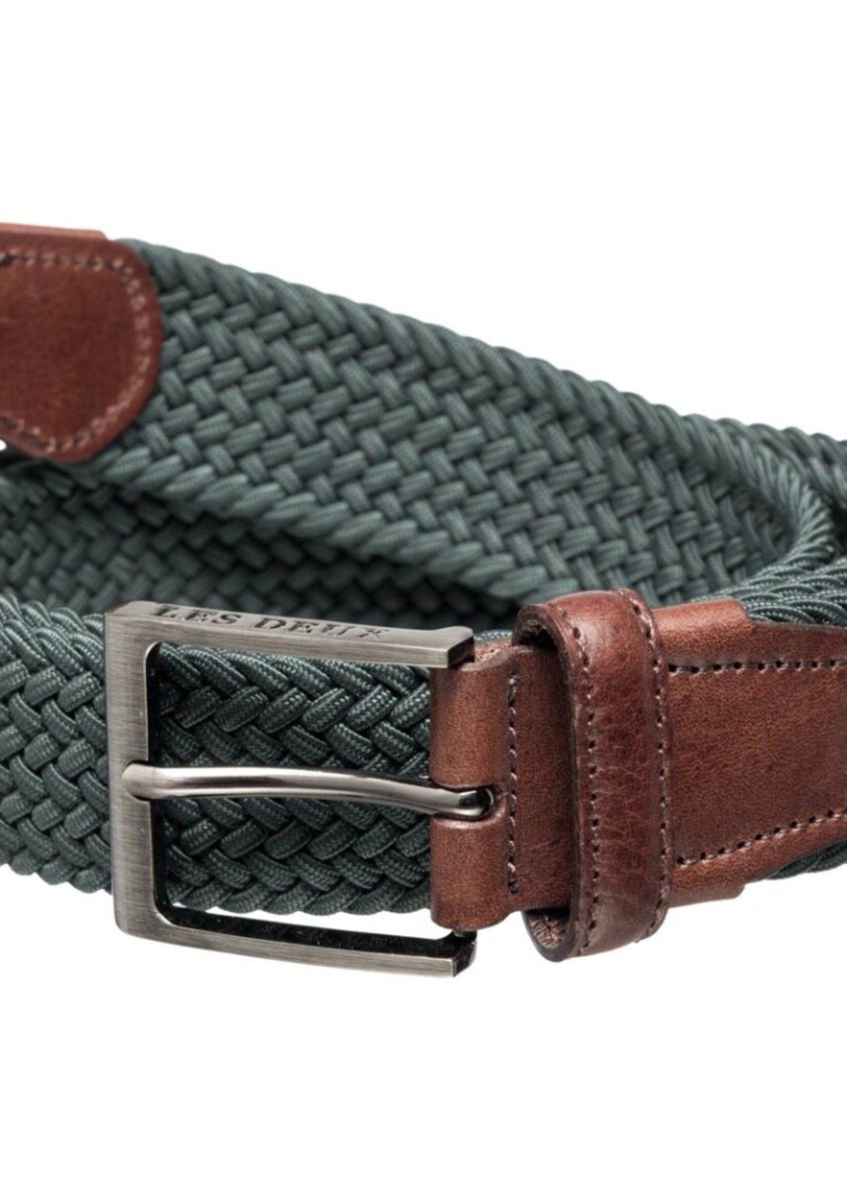 Les Deux Les Deux Walker Webbing Belt Pine Green