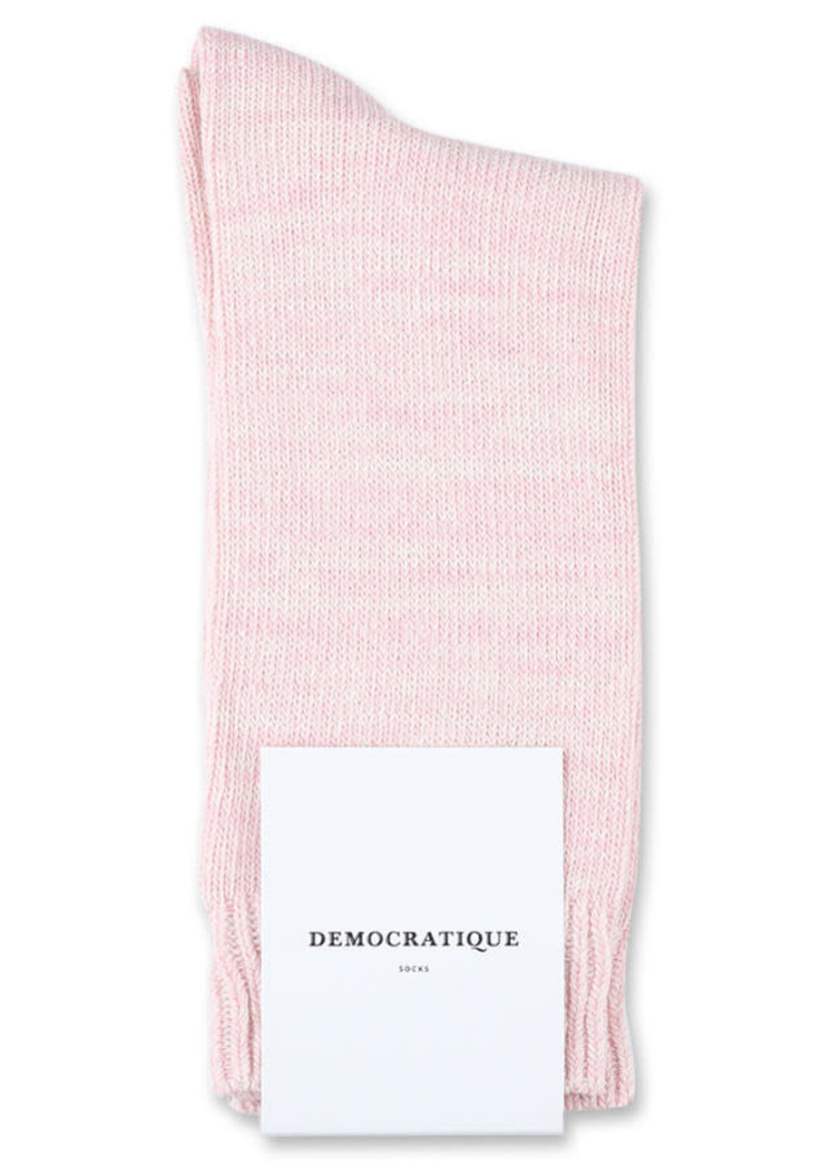 Democratique socks Democratique socks Relax Chunky flat Pale Pink/off white