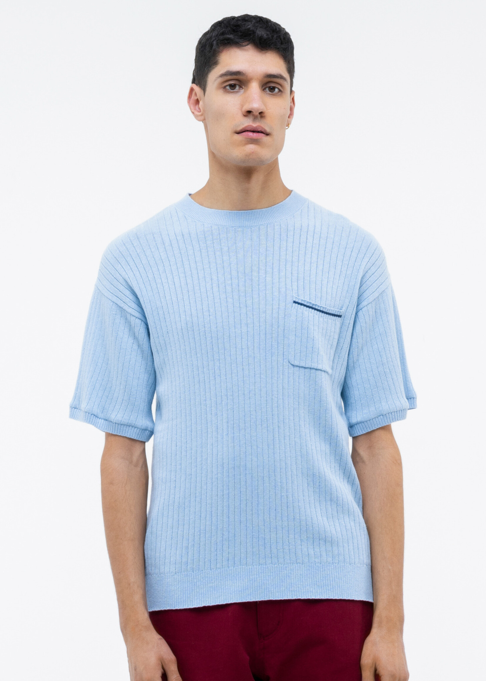 Castart Castart Mills SS knit Tee blue