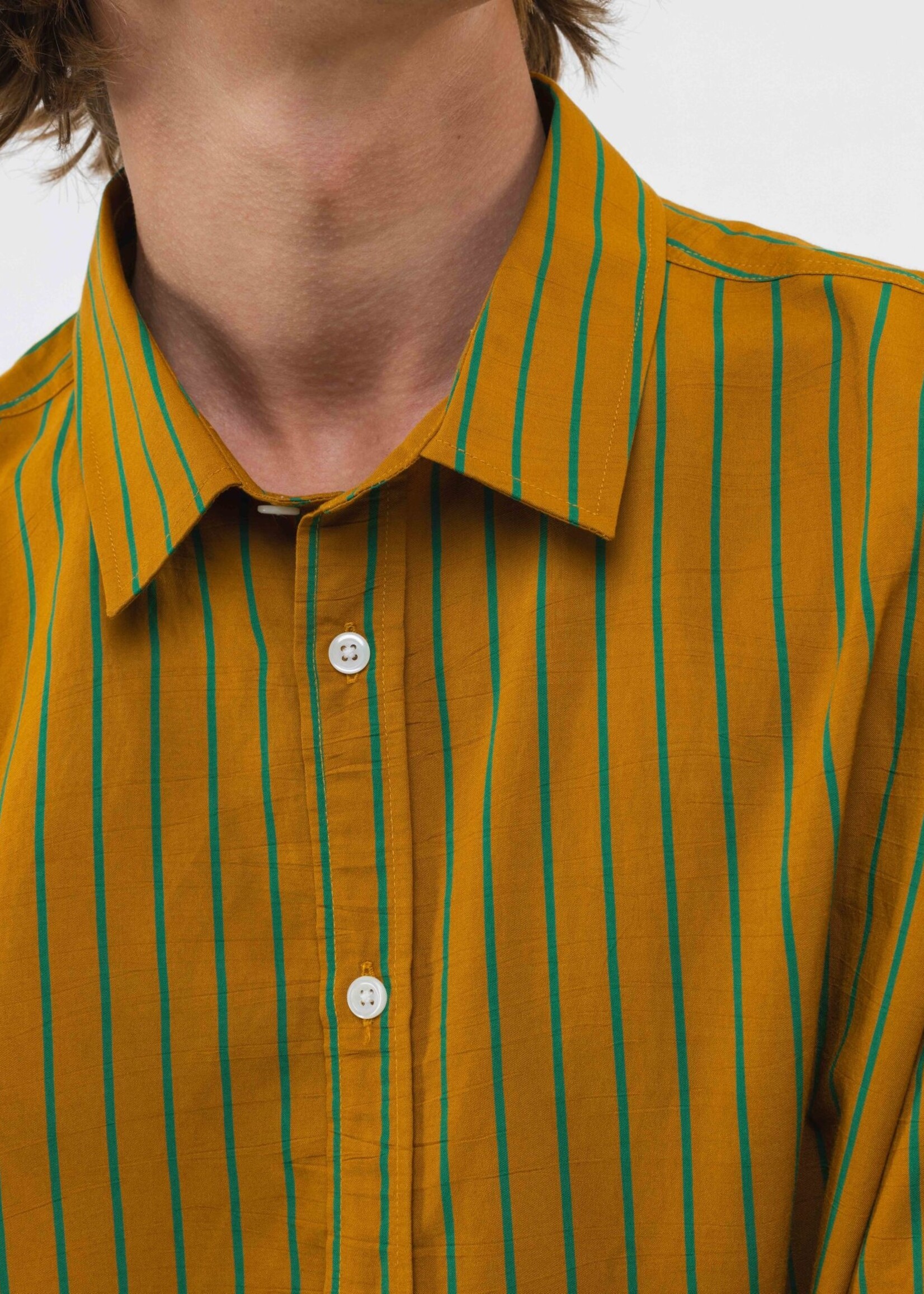 Castart Castart Malibu striped shirt brown