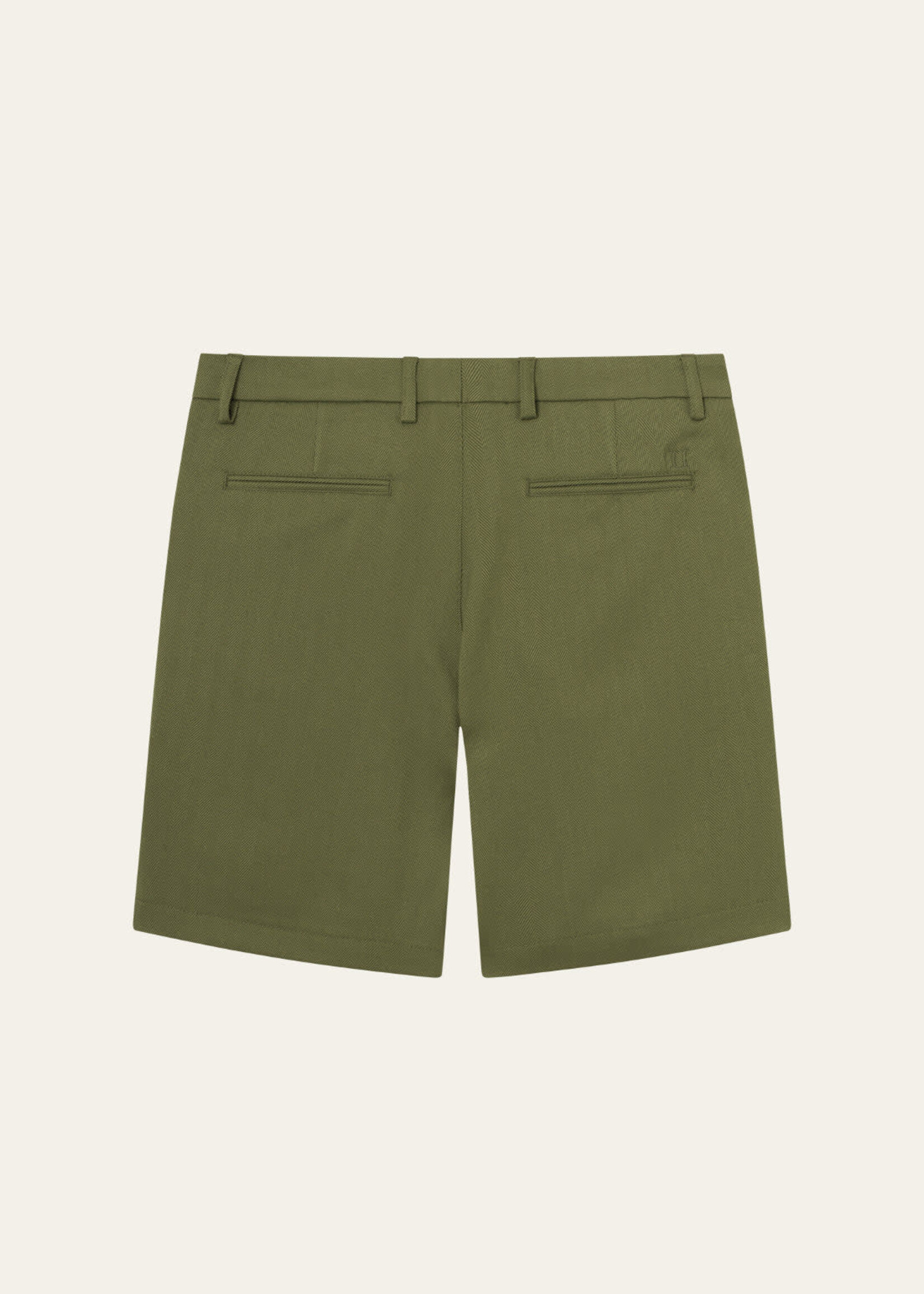 Les Deux Les Deux Como Reg Herringbone Shorts Surplus Green/Olive Night