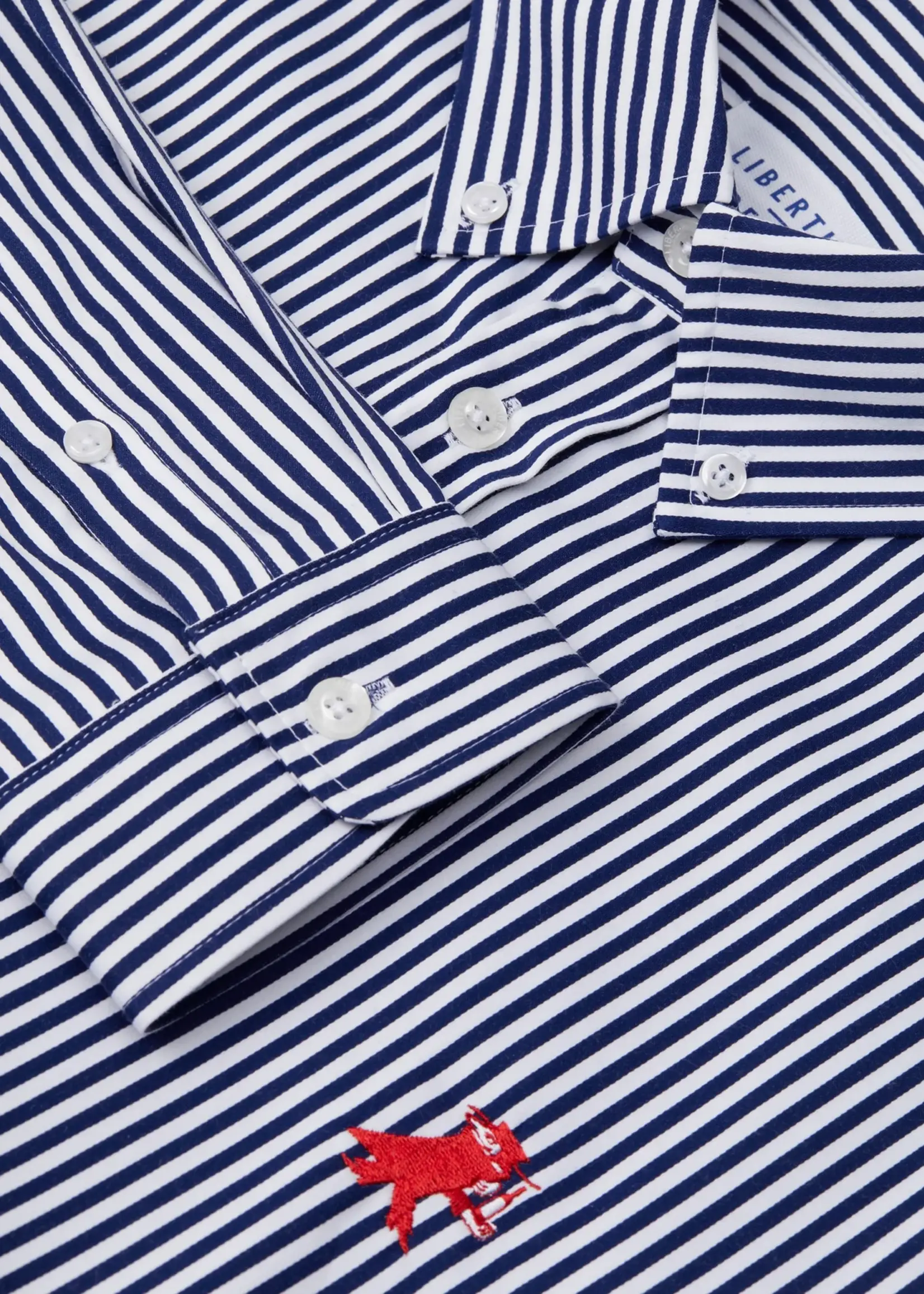 Libertine - Libertine Libertine-Libertine Voleur shirt navy stripe