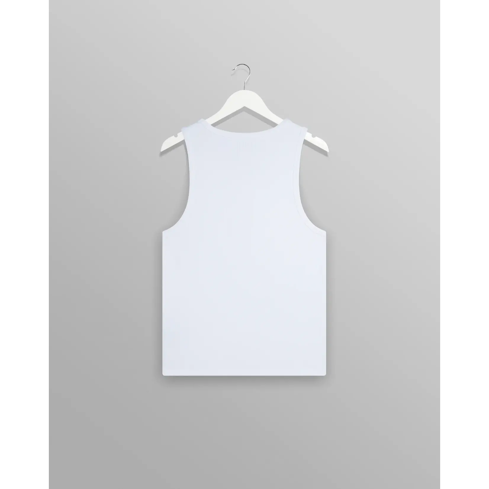 Wax London Wax London Montague rib vest white