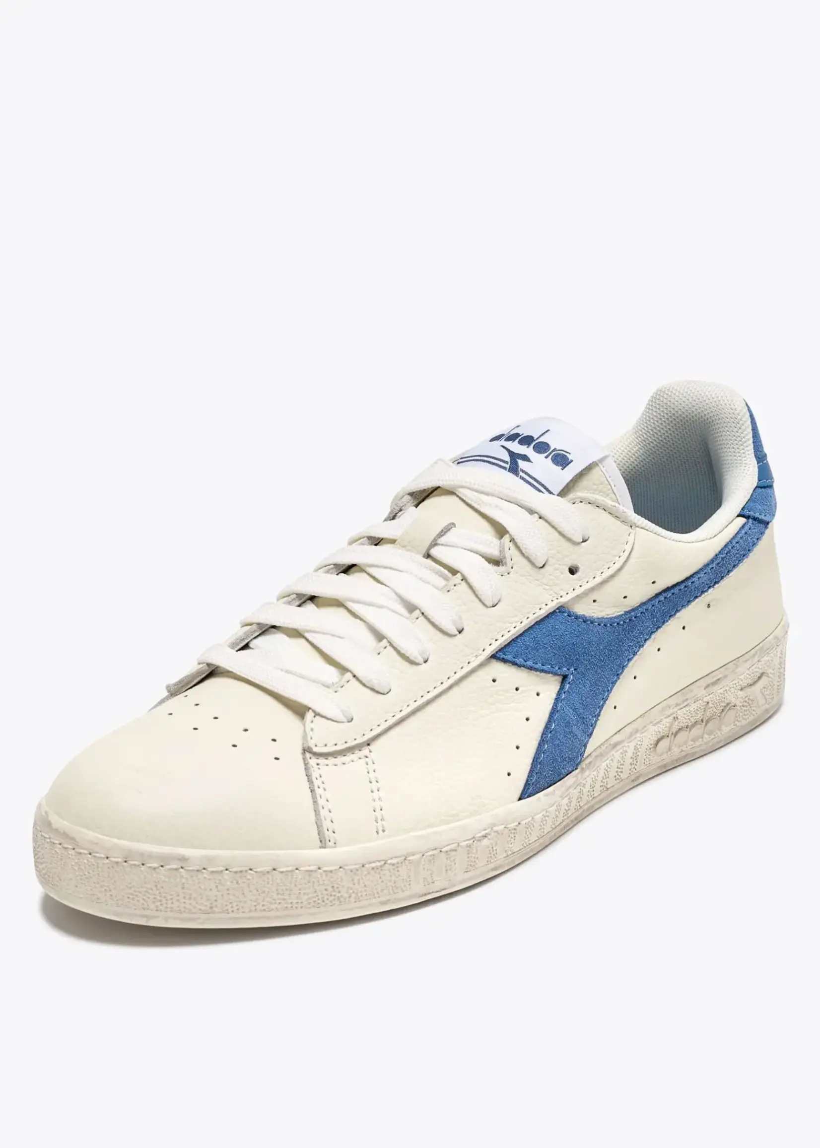 Diadora Diadora Game L low waxed suede pop blue bleached denim