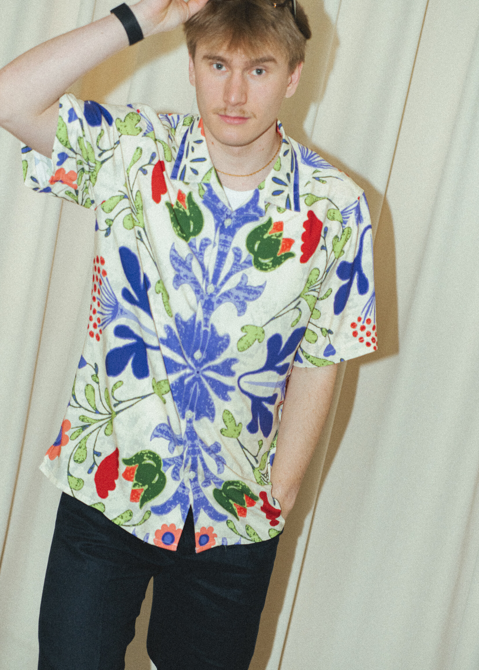 Wax London Wax London Didcot SS shirt Summer floral