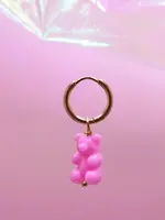 Atelier Jean JEAN Hot pink gummy bear hoop