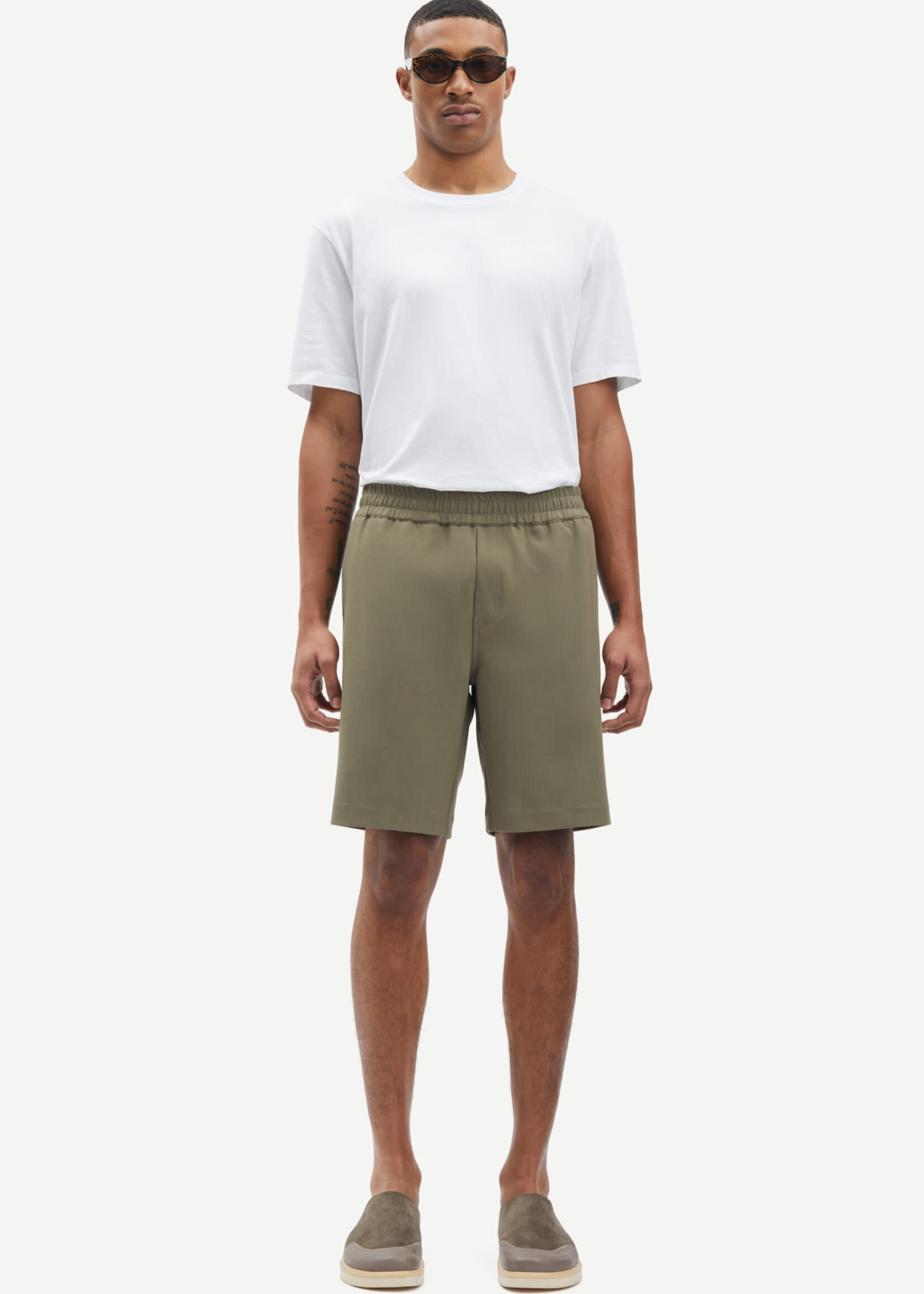 Samsoe & Samsoe Samsoe Samsoe Smith shorts dusty olive