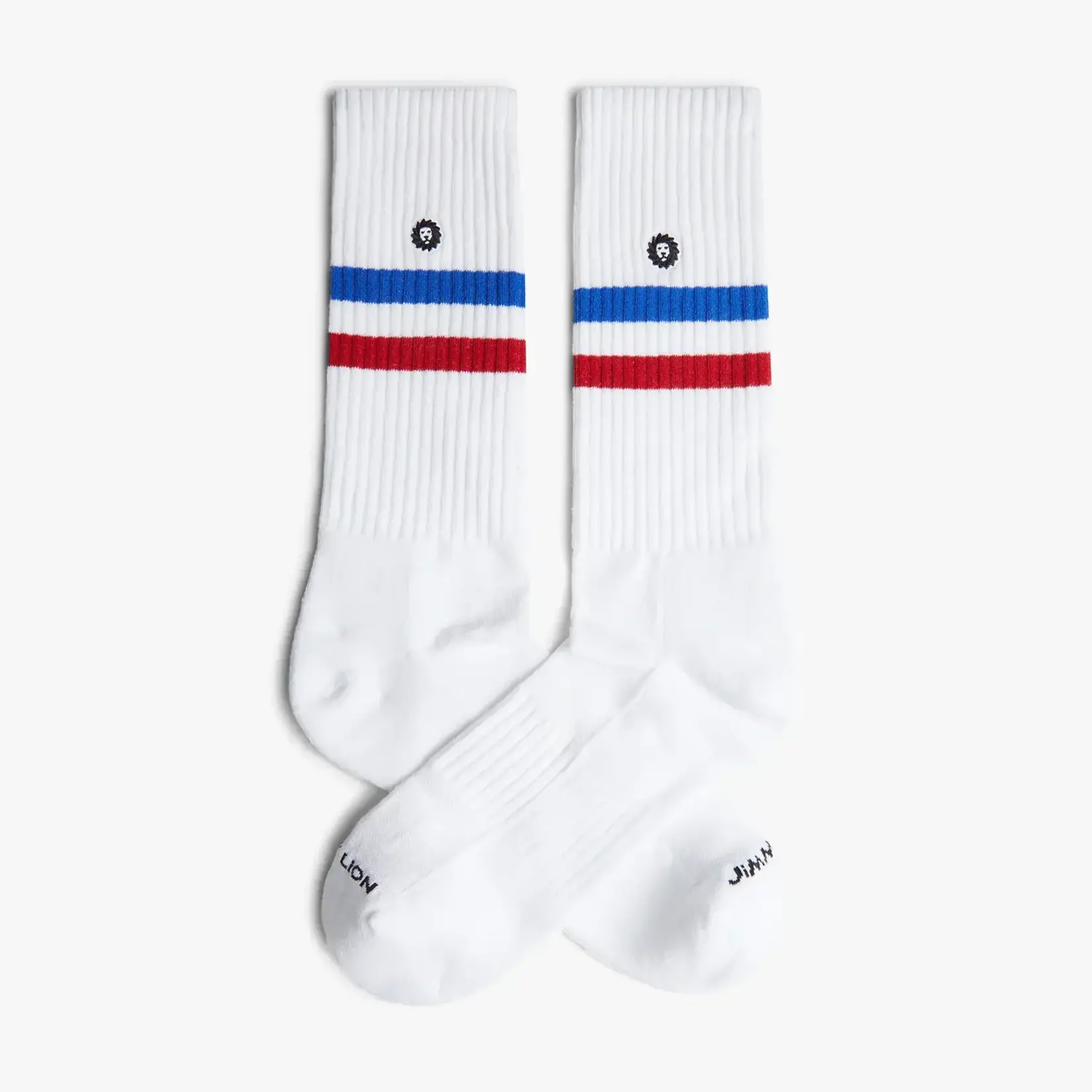 Jimmy Lion JL athletic essentials stripes white