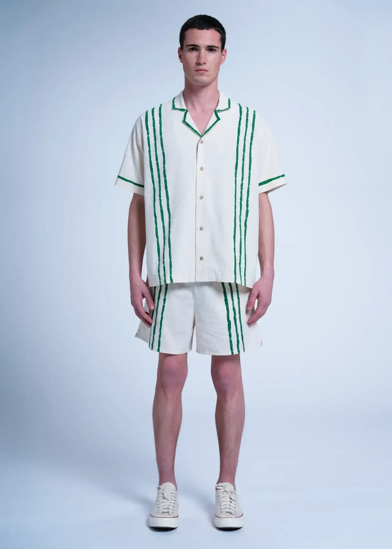 Homecore Homecore Paristo short green stripes