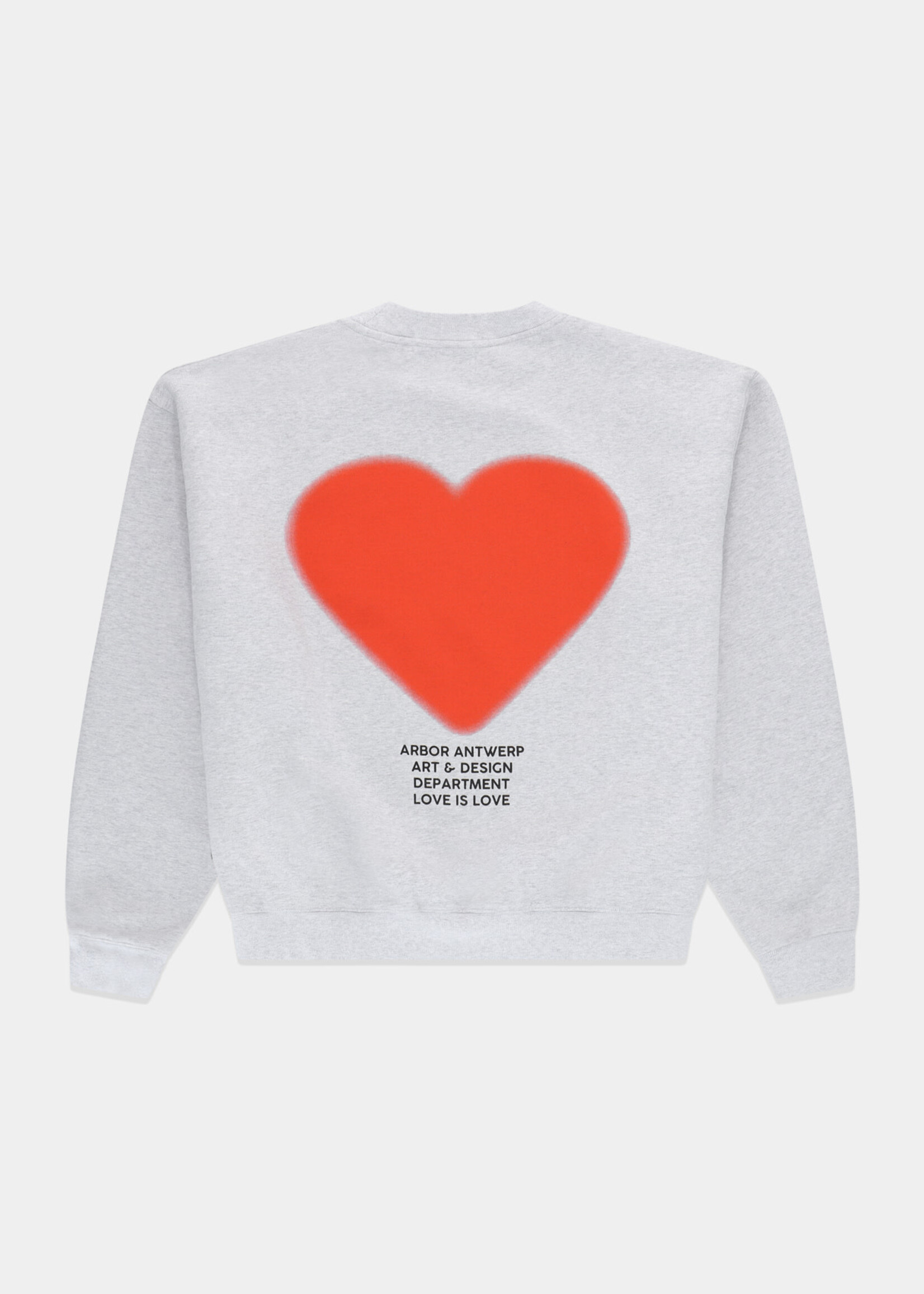 Arbor Antwerp Arbor Antwerp Orange Faded heart crewneck