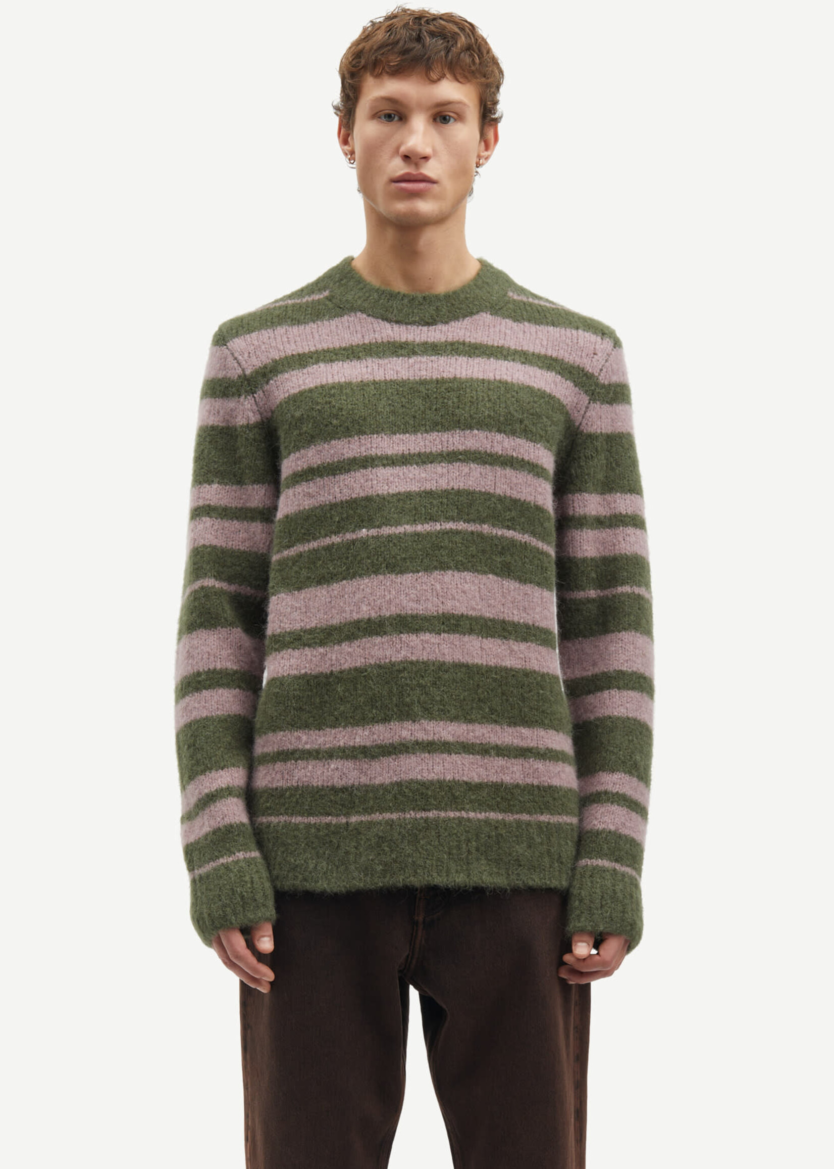 Samsoe & Samsoe Samsoe Samsoe Saarin sweater Forest night stripe