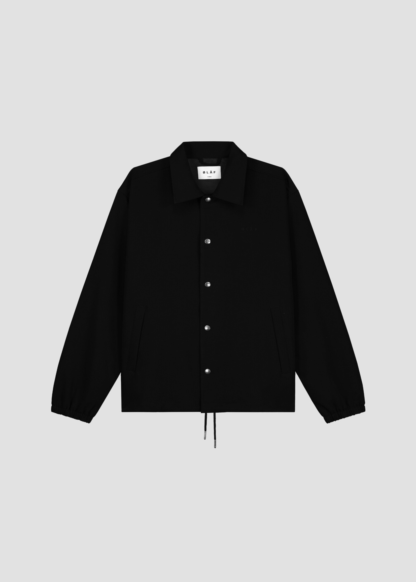 Olaf Hussein Olaf Tailored Coach Jacket Black