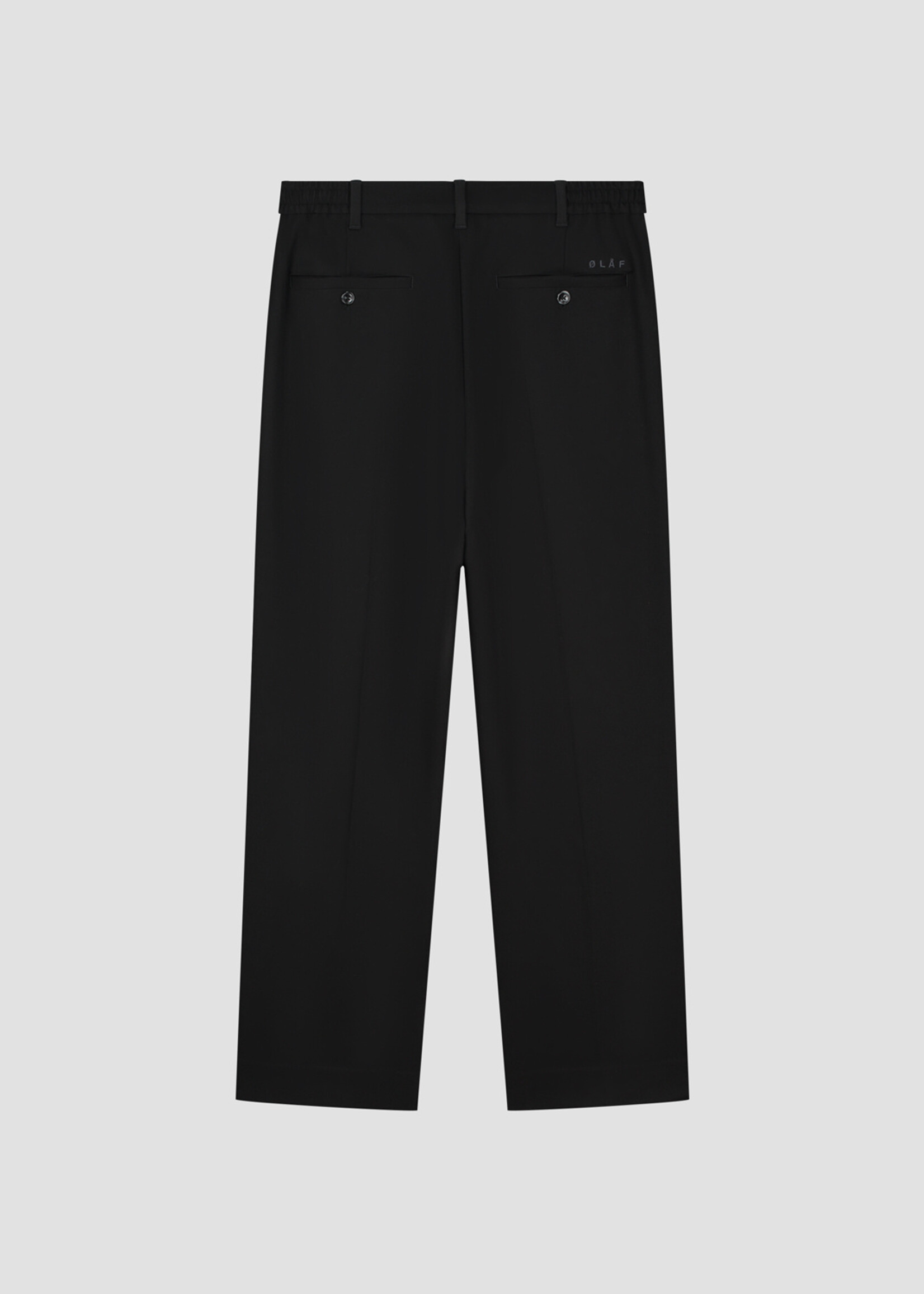 Olaf Hussein Olaf Tailored Pleated Pants Black