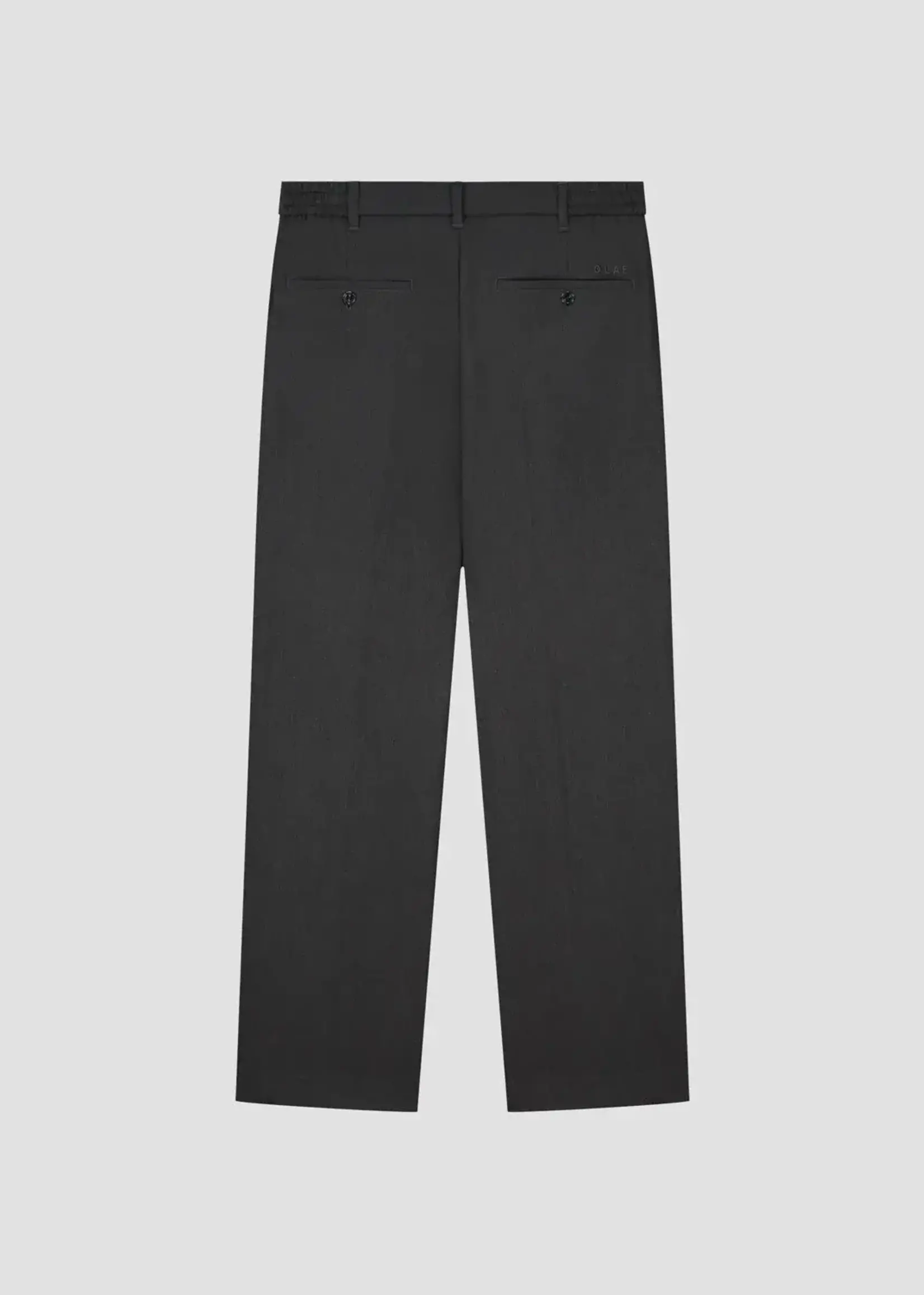 Olaf Hussein Olaf Tailored Pleated Pant Grey Melange