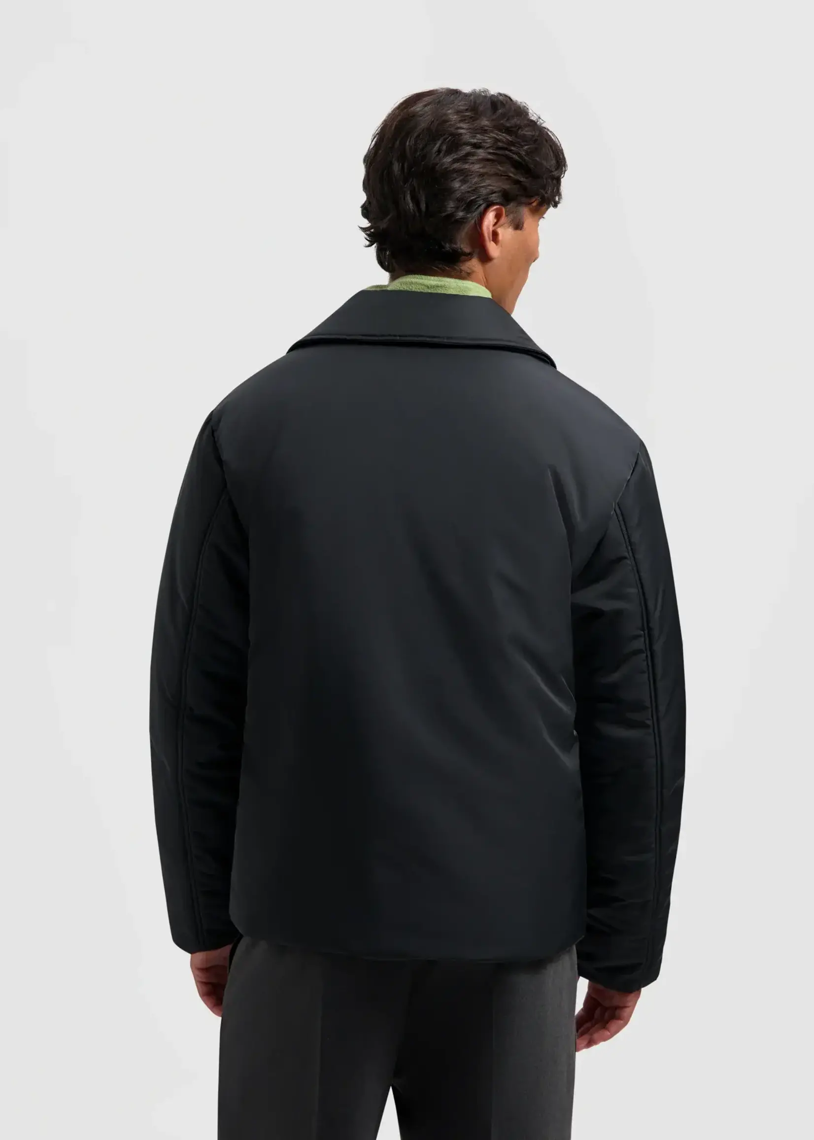 Olaf Hussein Olaf Padded Coach Jacket Black