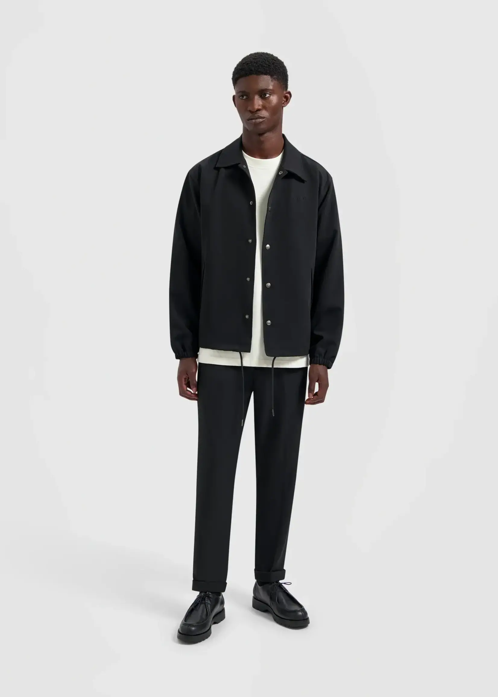 Olaf Hussein Olaf Tailored Coach Jacket Black