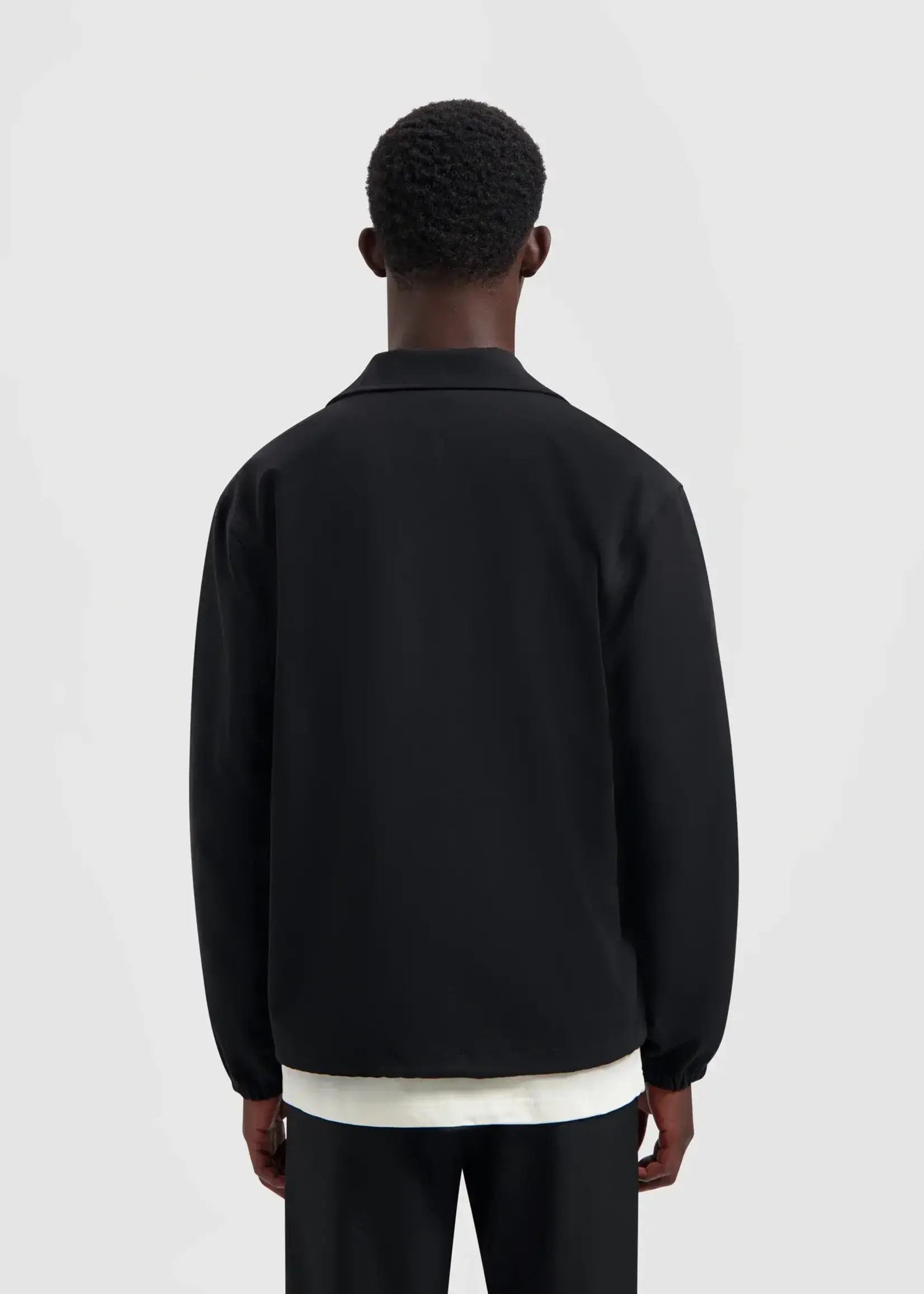 Olaf Hussein Olaf Tailored Coach Jacket Black