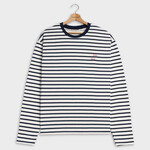 The Savage Report The Savage Report Striped Longsleeve Blue/White