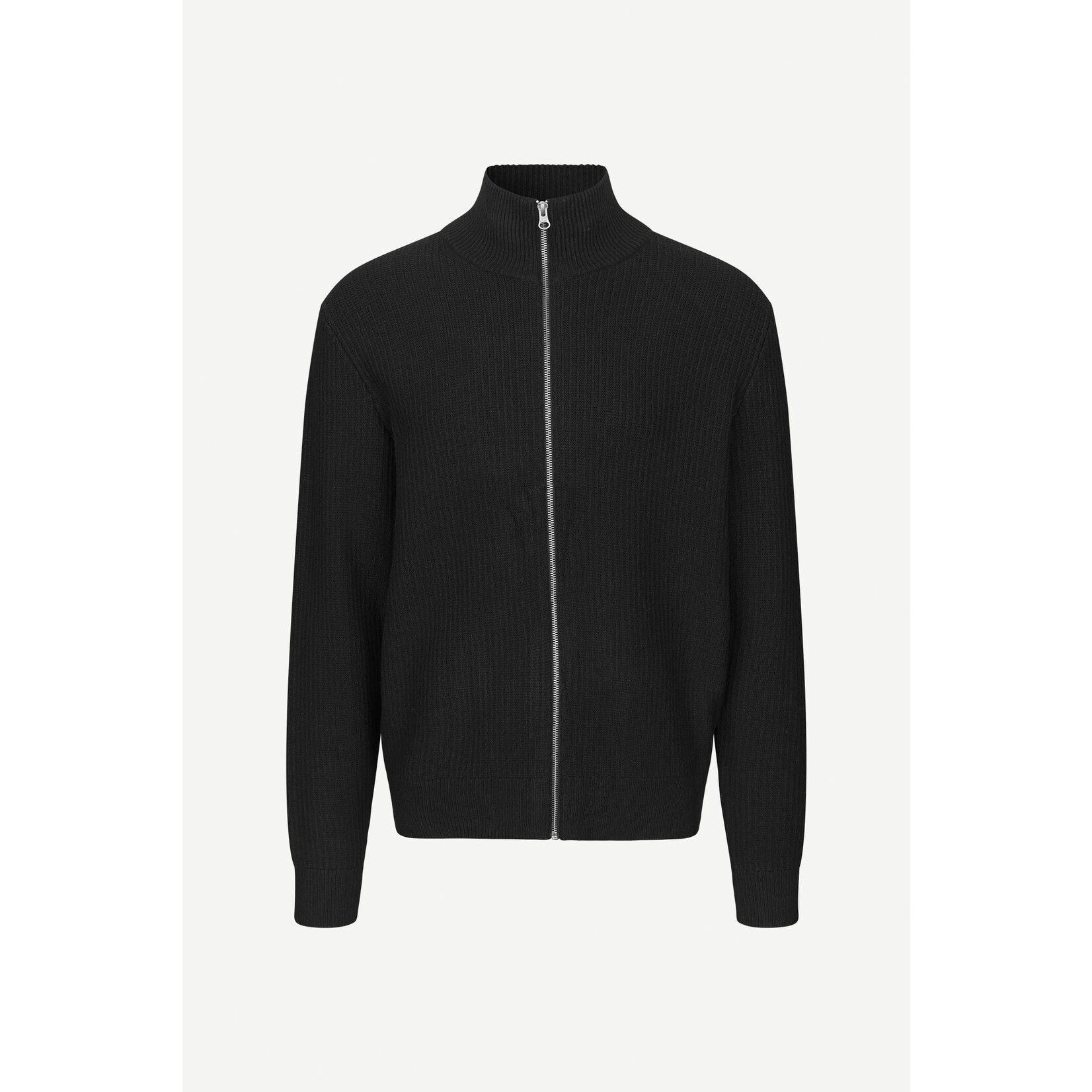 Samsoe & Samsoe Samsoe Samsoe Sadem zip cardigan black