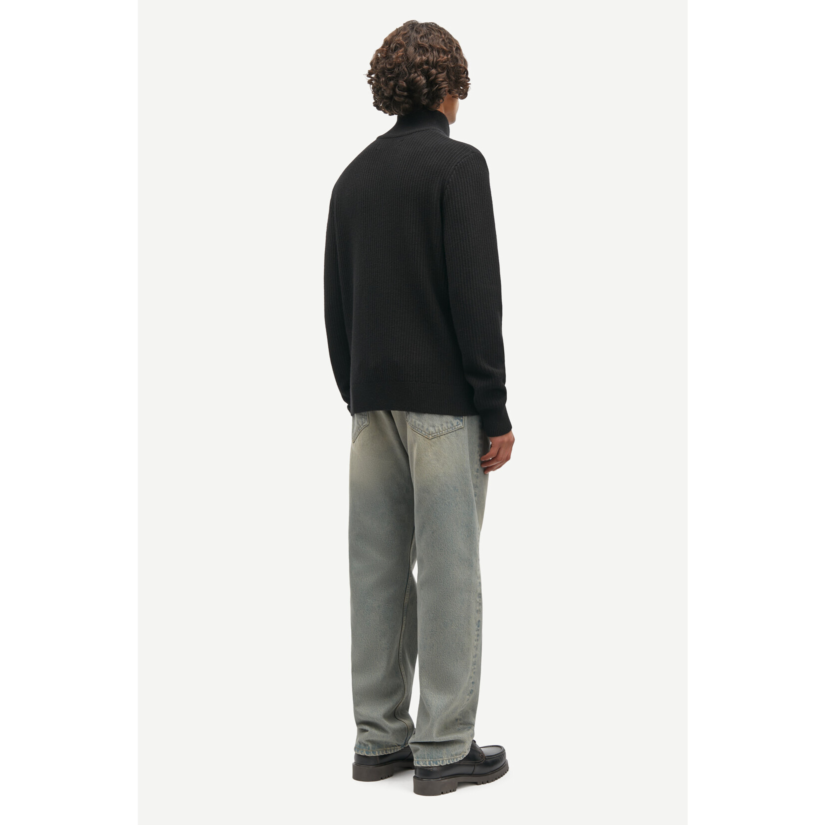 Samsoe & Samsoe Samsoe Samsoe Sadem zip cardigan black