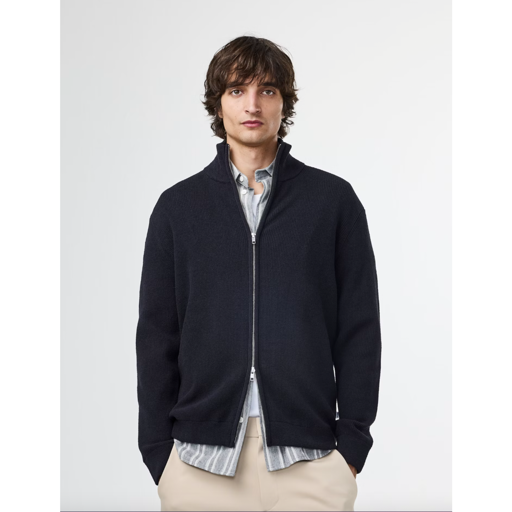 NN07 NN07 Danny full zip 6429 dark navy