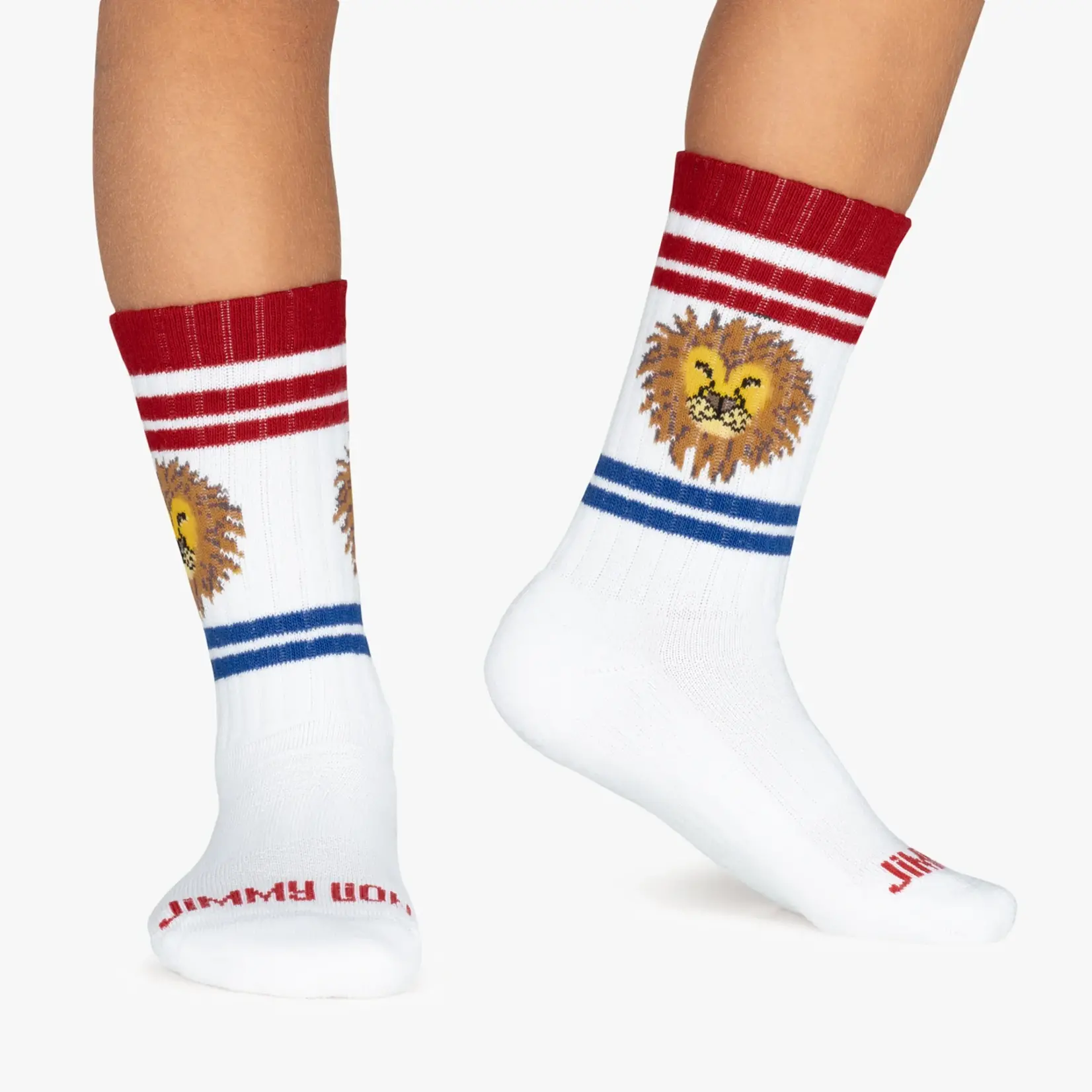 Jimmy Lion JL kids athletic lion white