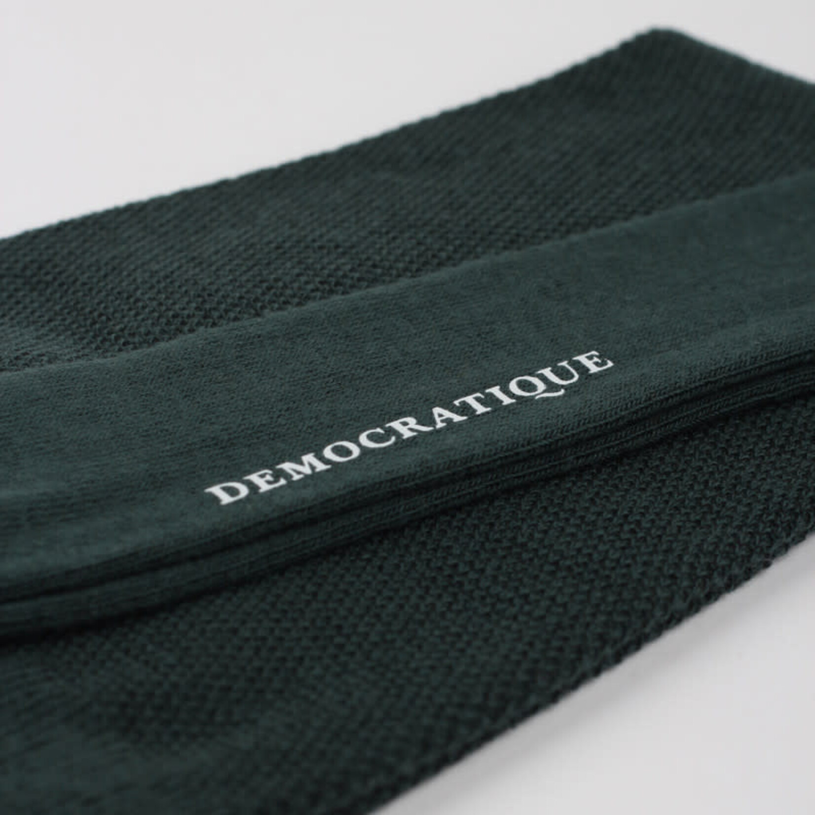 Democratique Originals Champagne Pique Socks Forest green