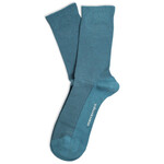 Democratique Originals Champagne Pique Socks Petroleum blue