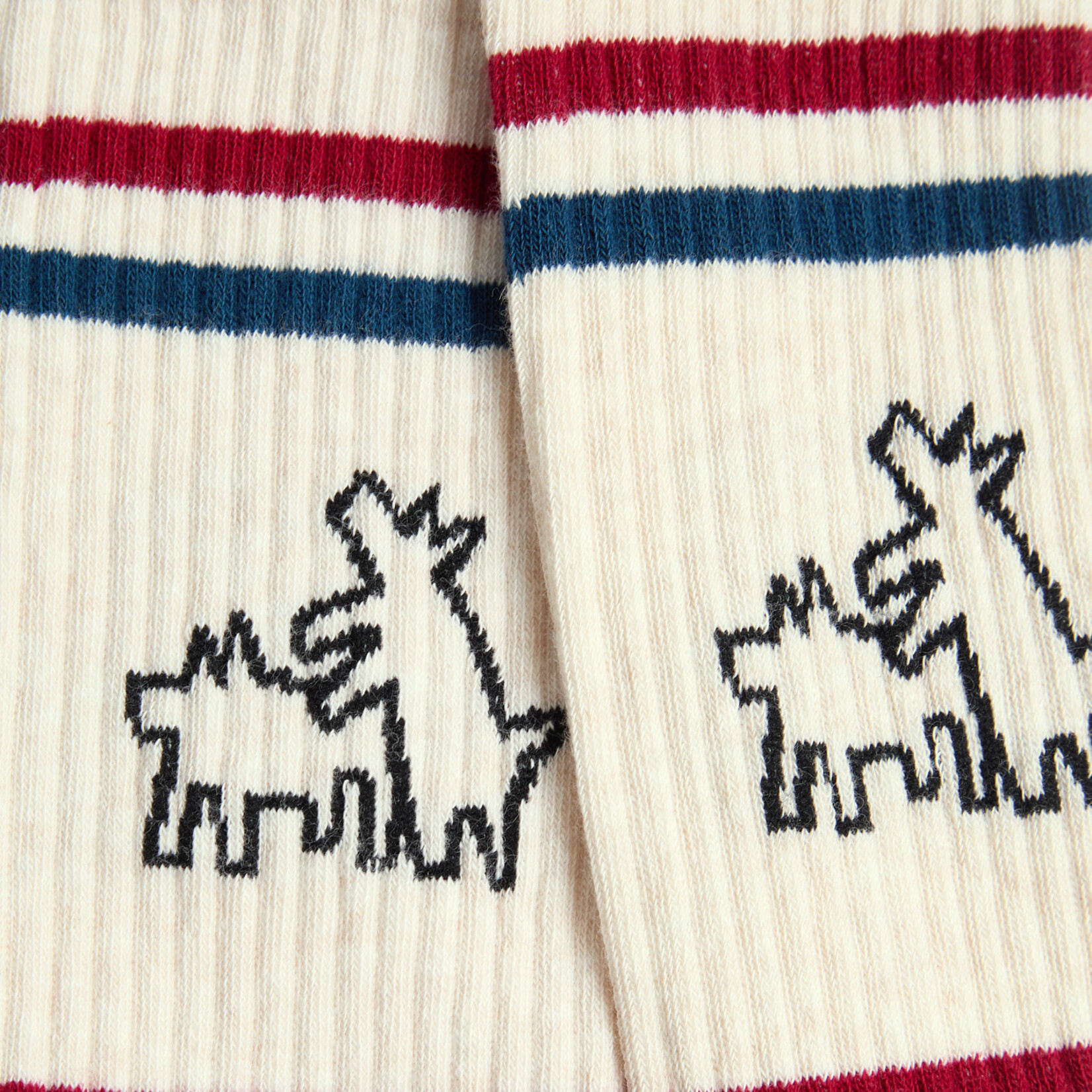 Jimmy Lion JL Athletic Keith Haring Two Dogs Beige