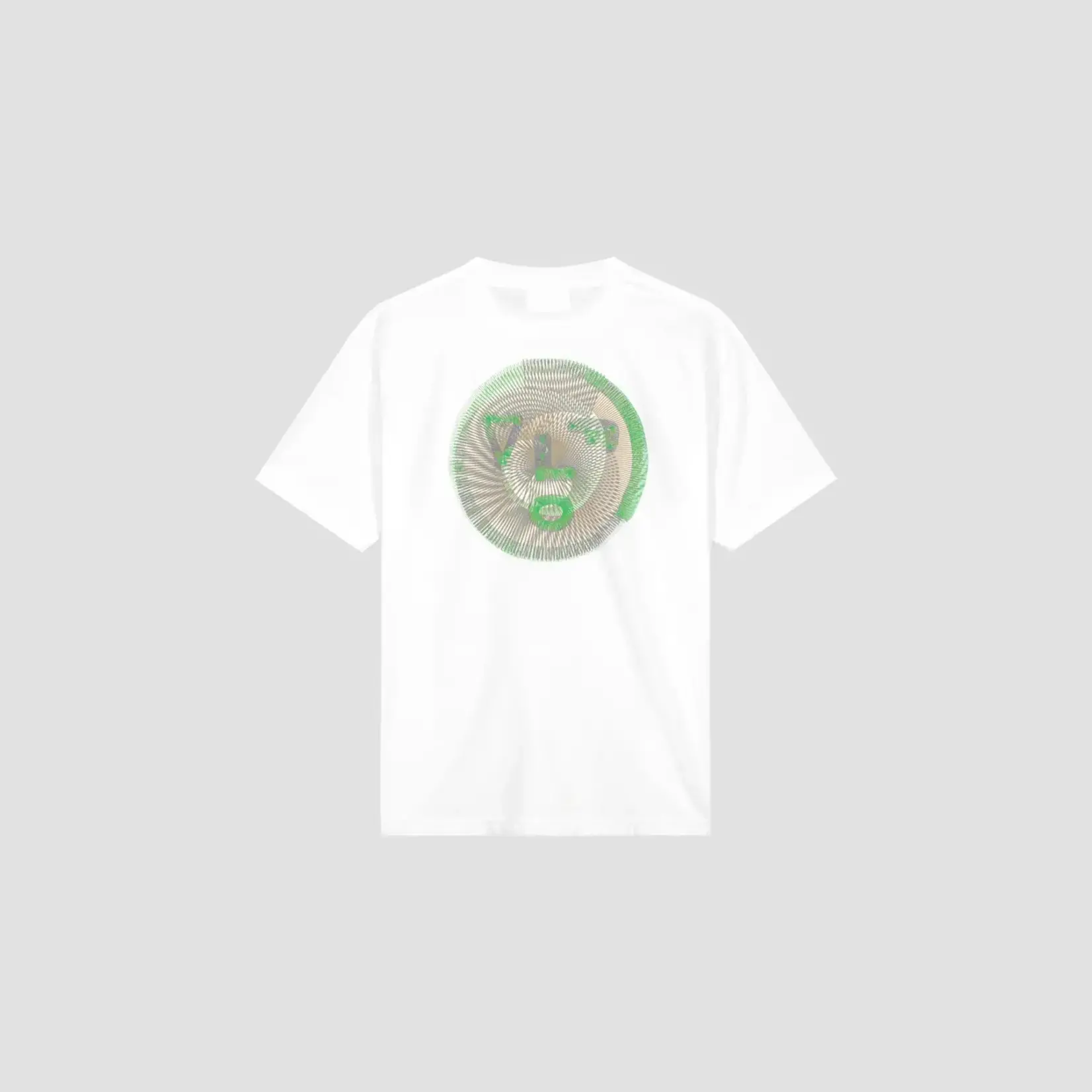 Olaf Hussein OLAF Spiral Face Tee optical white