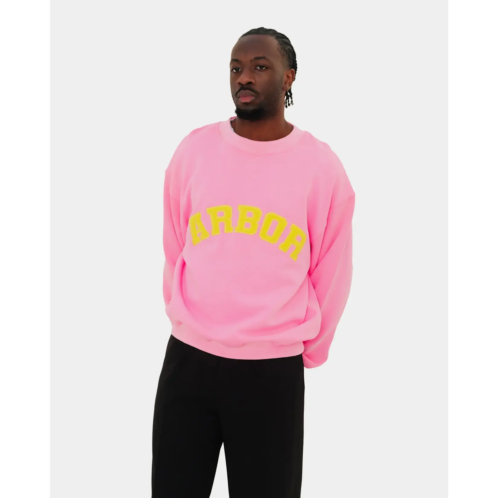 Arbor Antwerp Arbor Antwerp Yellow arbor crewneck Pink